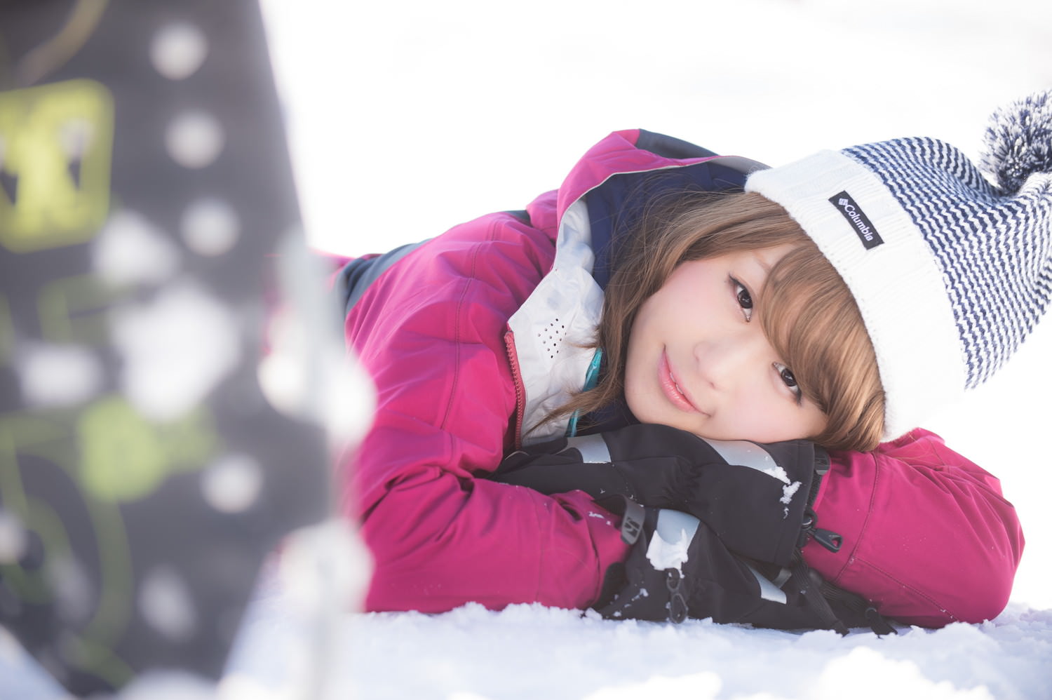 雪山美女レイヤリング