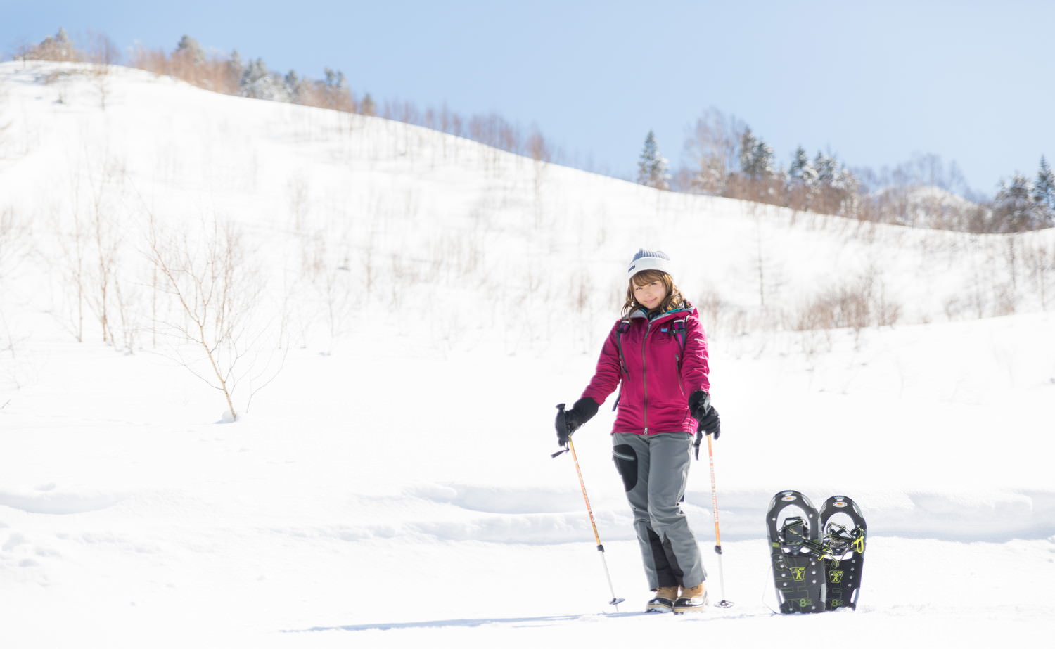 雪山美女レイヤリング