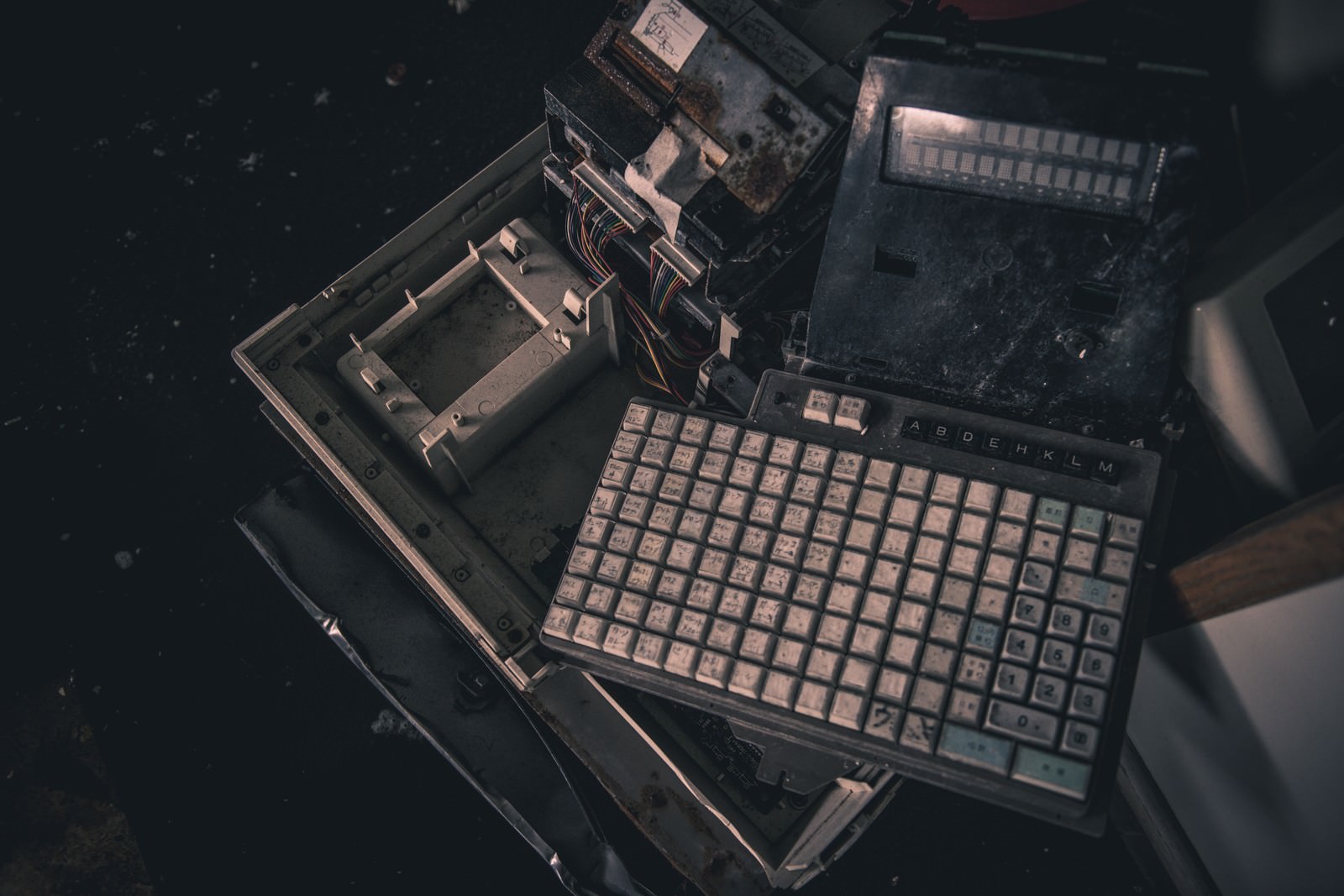 壊れた古いレジの写真素材 ぱくたそ