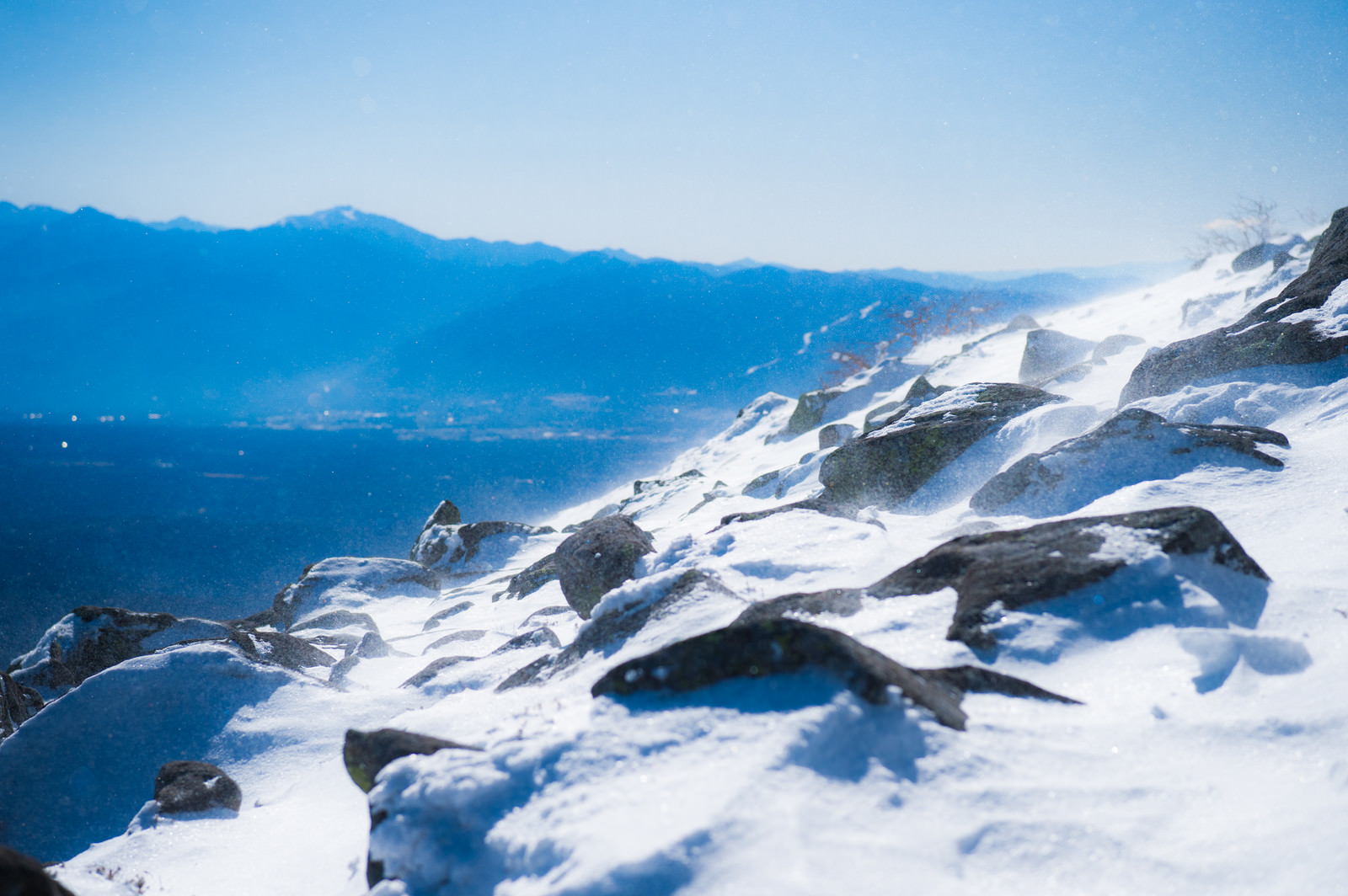 ãå¬å±±å±±é ã®çããéªã¨å²©ã