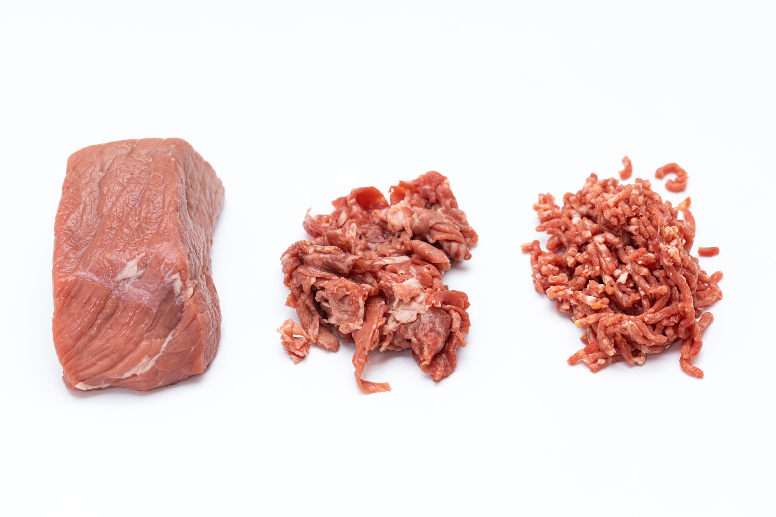 ブロック肉～ミンチ肉のフリー素材