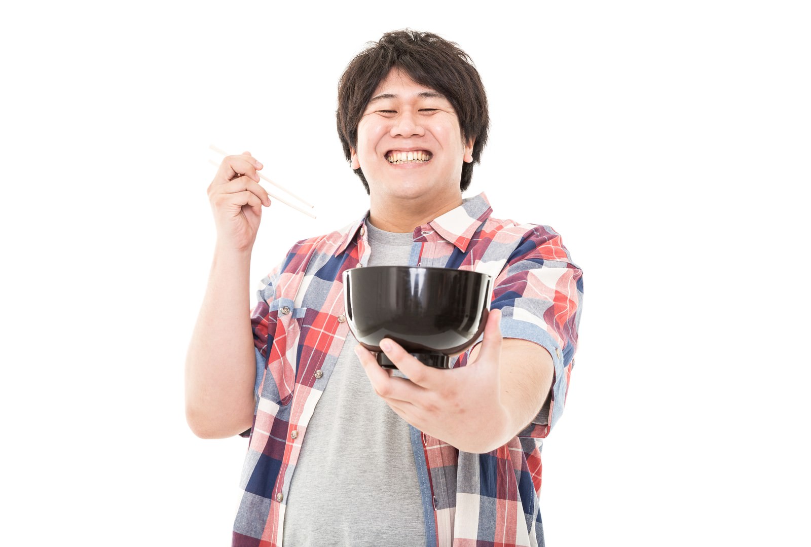 「あ、ご飯は少なめでお願いします。 #2秒でばれる嘘をついてください」の写真［モデル：あまのじゃく］