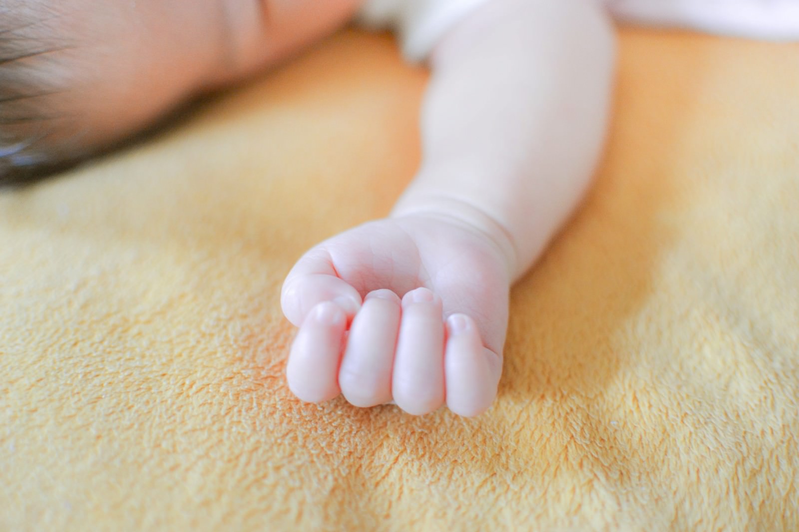 「新生児のムチムチの右手 | フリー素材のぱくたそ」の写真