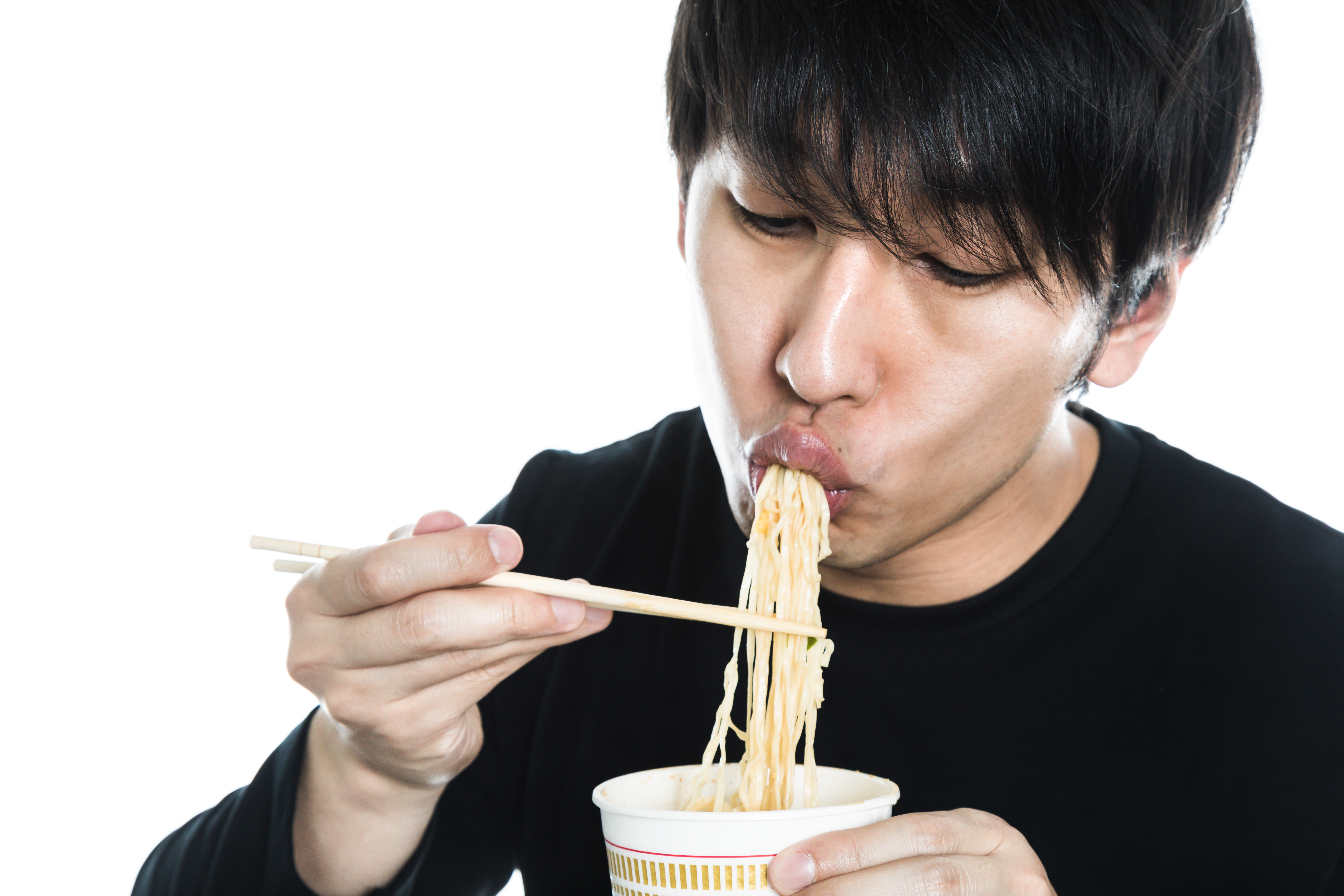 啜る ラーメン