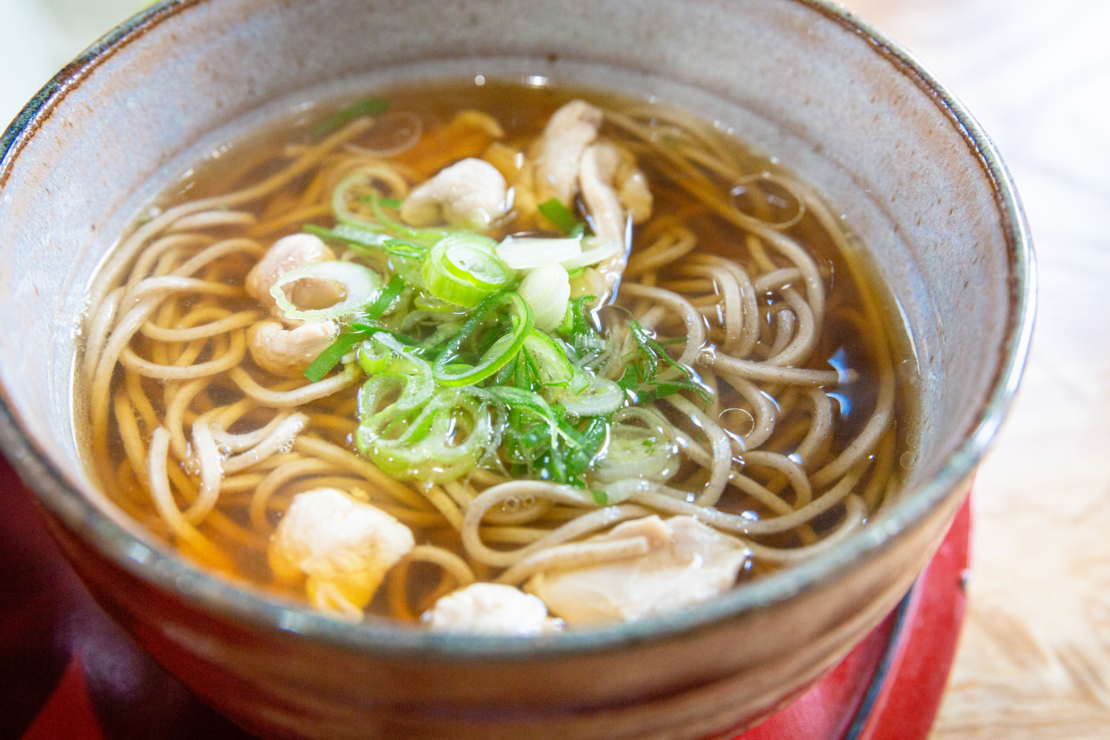 「鶏蕎麦一人前」の写真