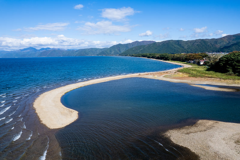 Amazon.co.jp: f23030805〇復刻 古地図 奥州会津猪苗代湖水真景