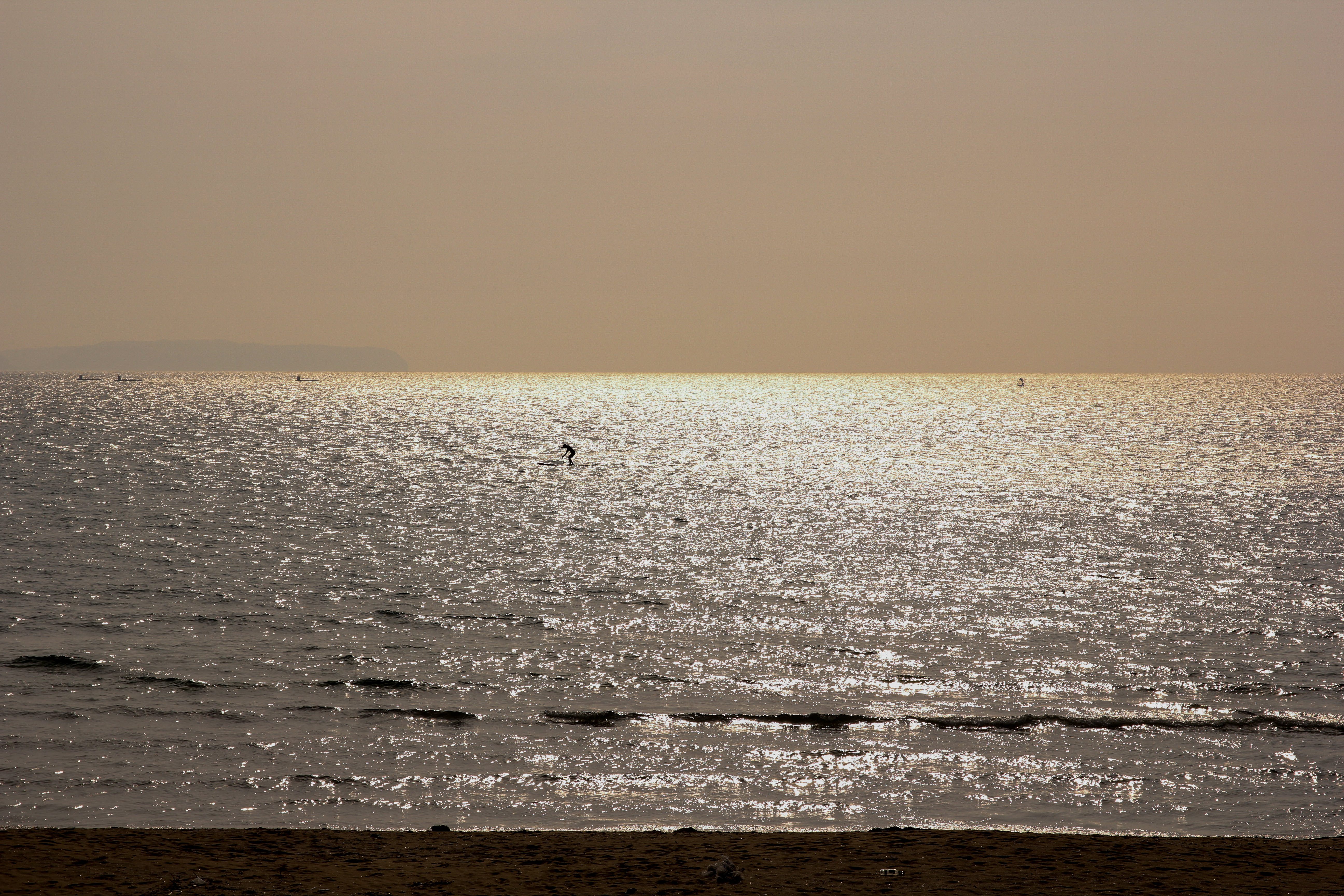 夕焼けの海の写真素材 ぱくたそ