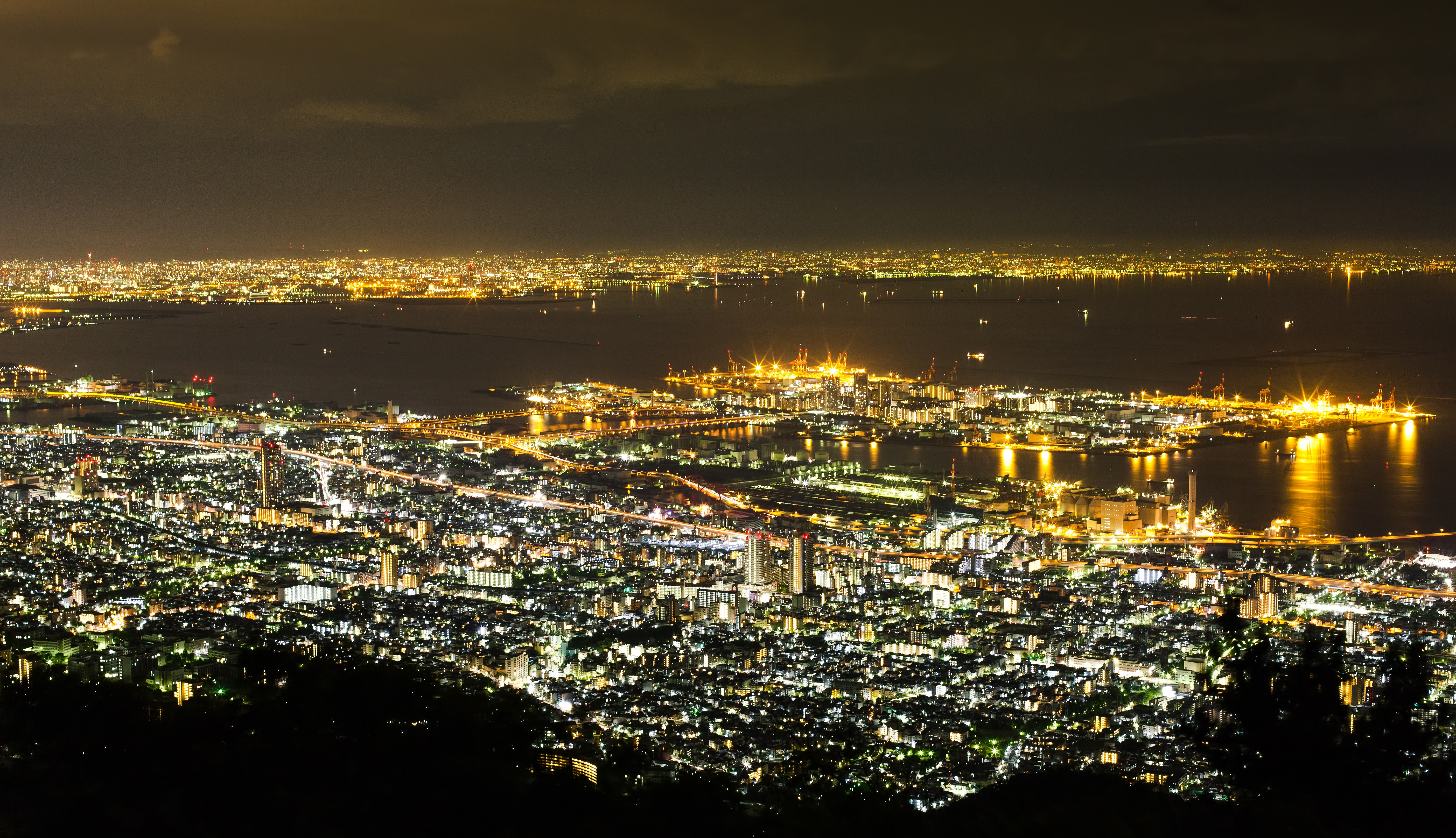 神戸の夜景のフリー素材 ぱくたそ