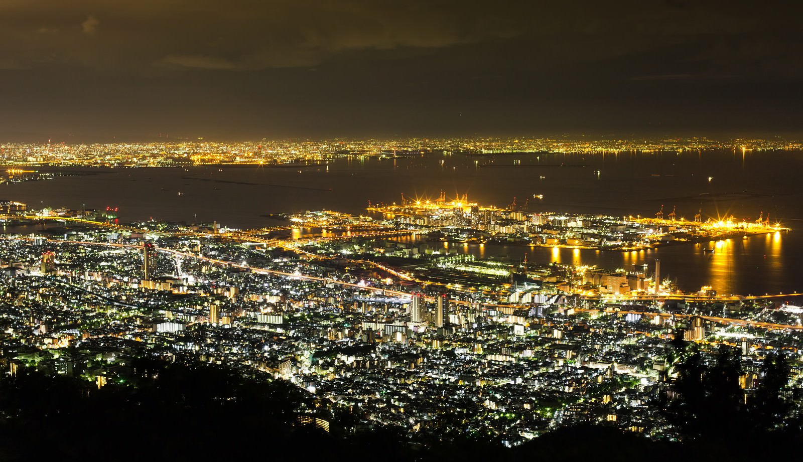 神戸の夜景の写真素材 ぱくたそ