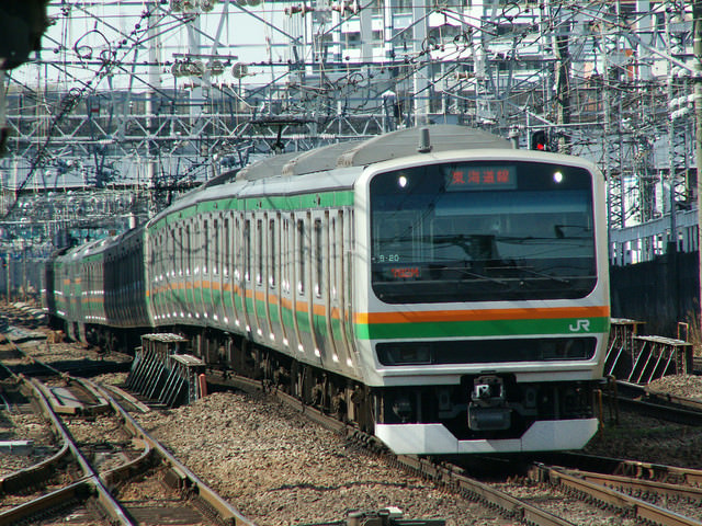 「東海道線(E231系)」のフリー写真素材