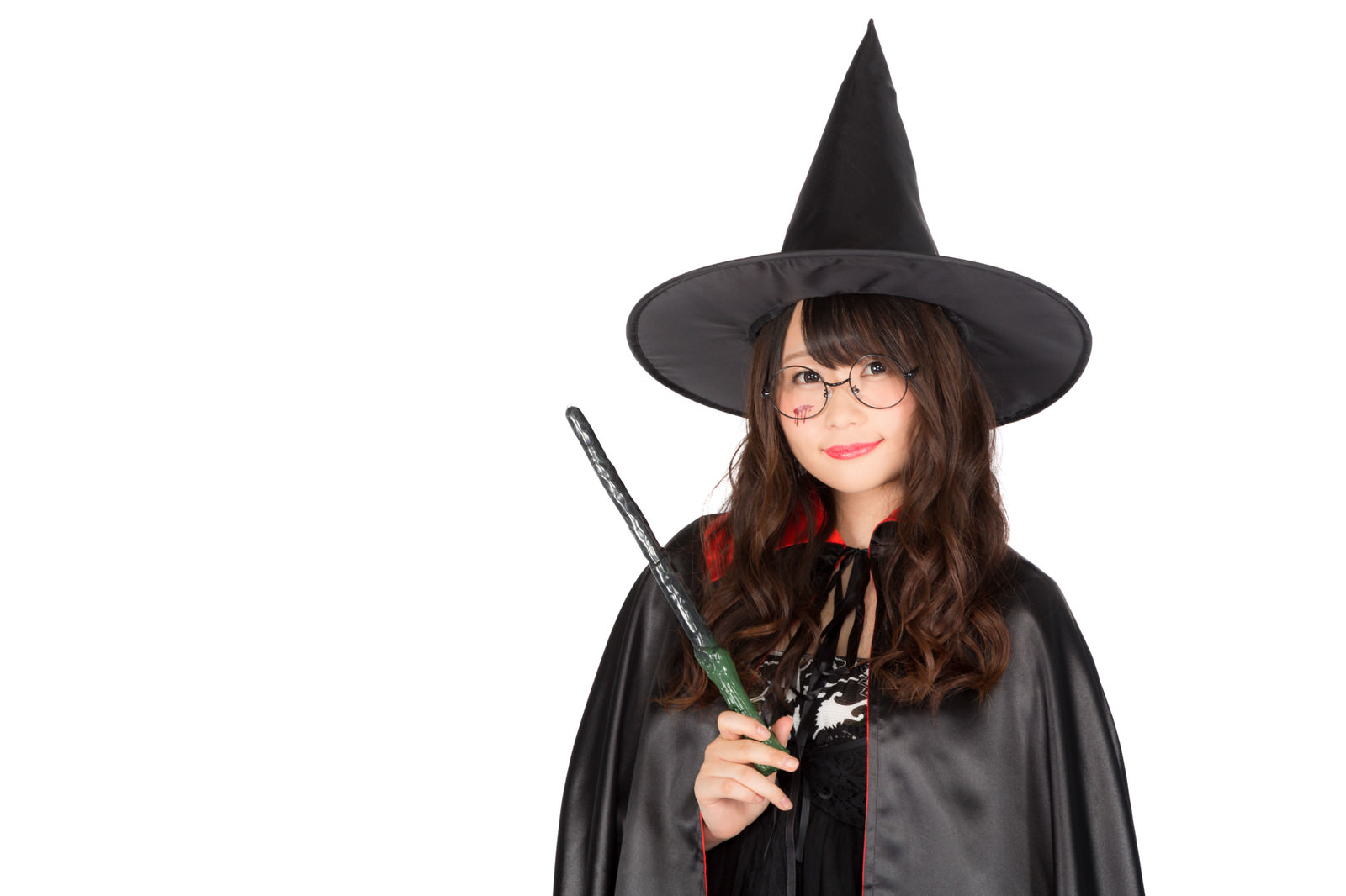 ハロウィンは祝日になぁーれ と魔法をかける魔道士さんの写真 画像 を無料ダウンロード フリー素材のぱくたそ
