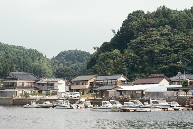 「波多津港の船着場」のフリー写真素材