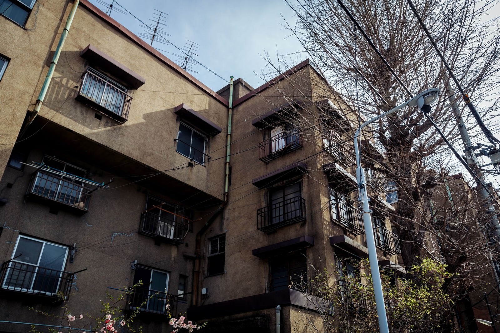 「取り壊し前の上野下アパート」の写真