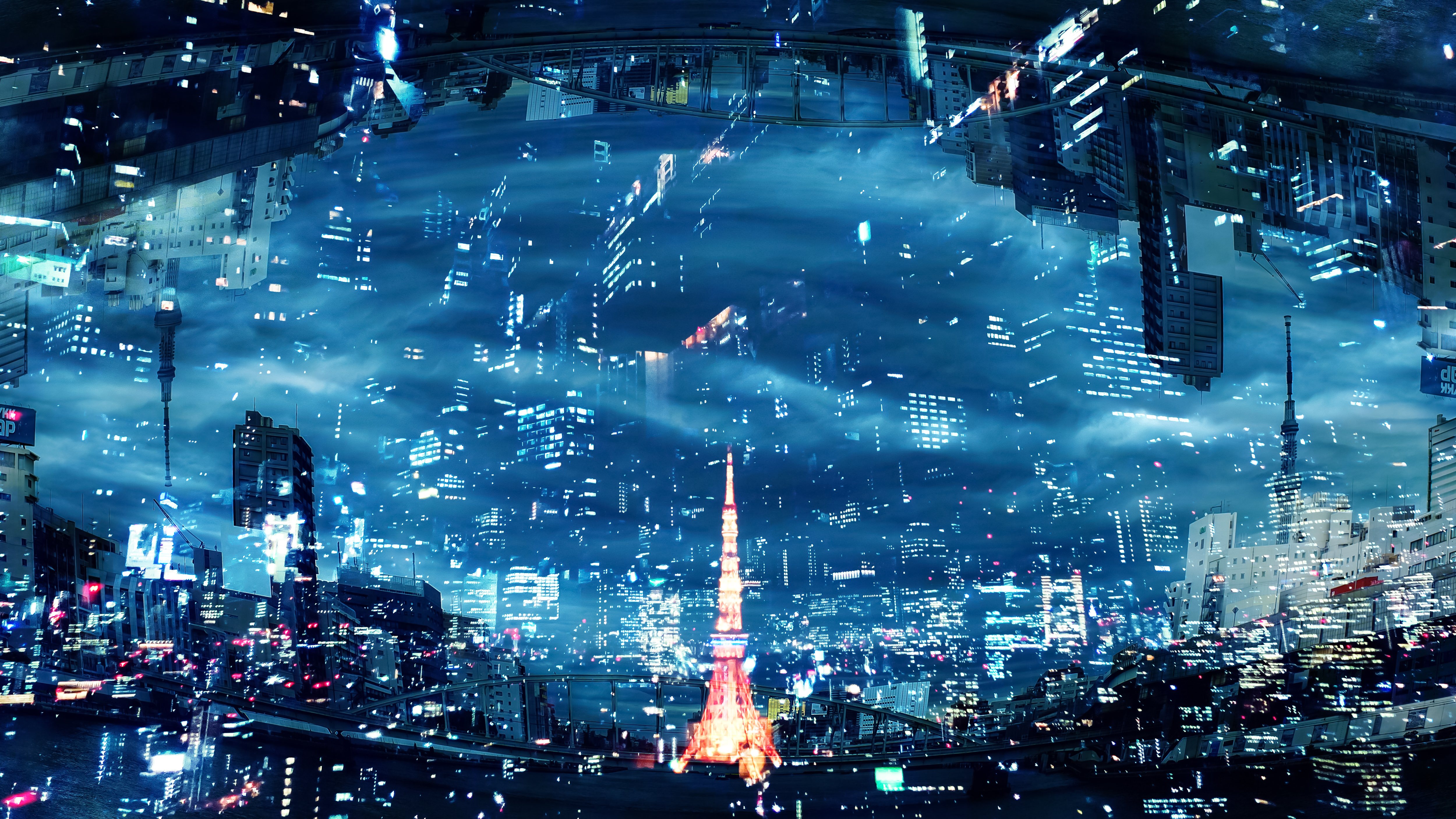 東京タワーの灯 フォトモンタージュ の写真を無料ダウンロード フリー素材 ぱくたそ
