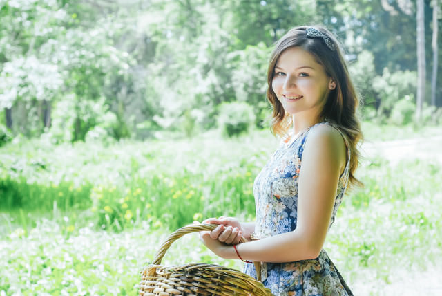 おでかけ日和とロシア人美女