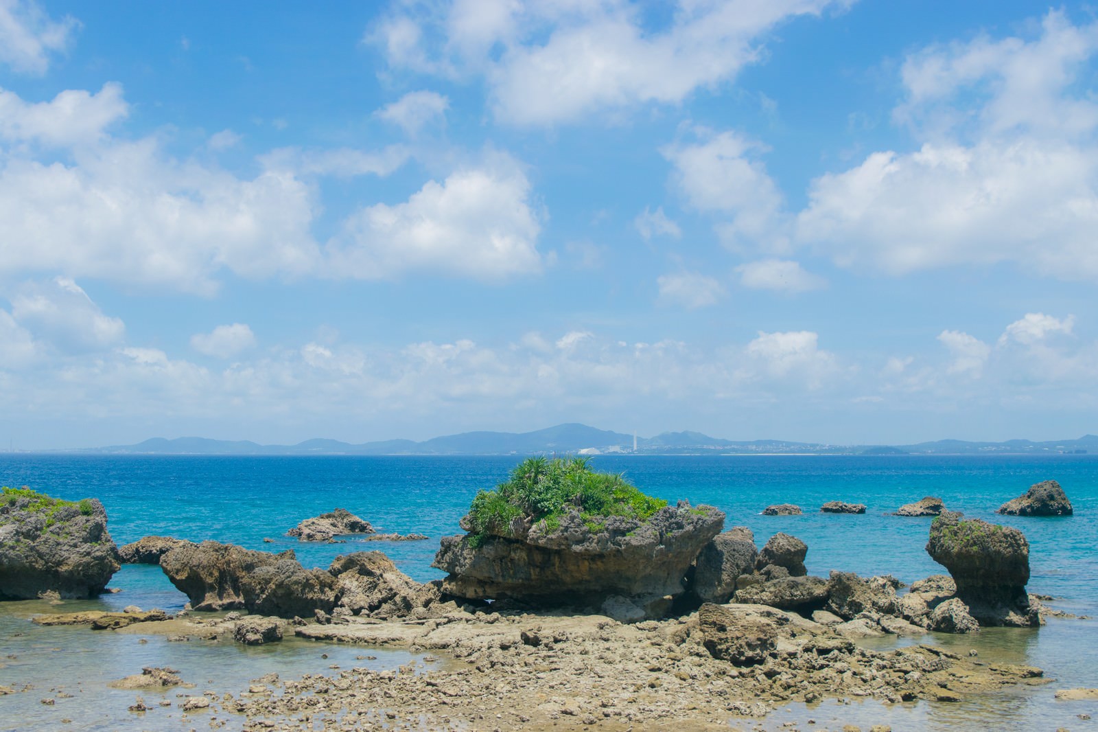 砂浜で