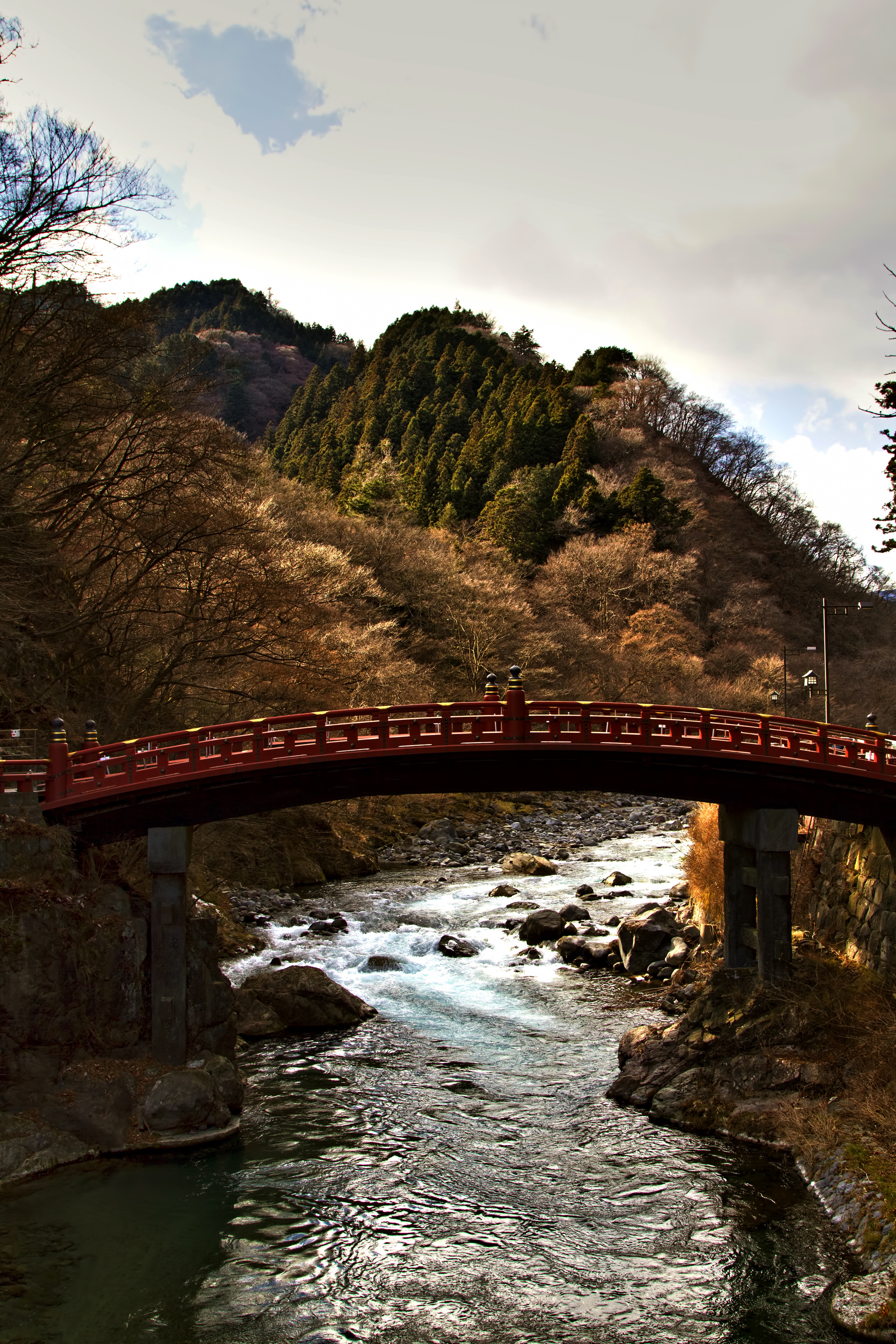 冬の日光二荒山神社神橋の写真素材 ぱくたそ
