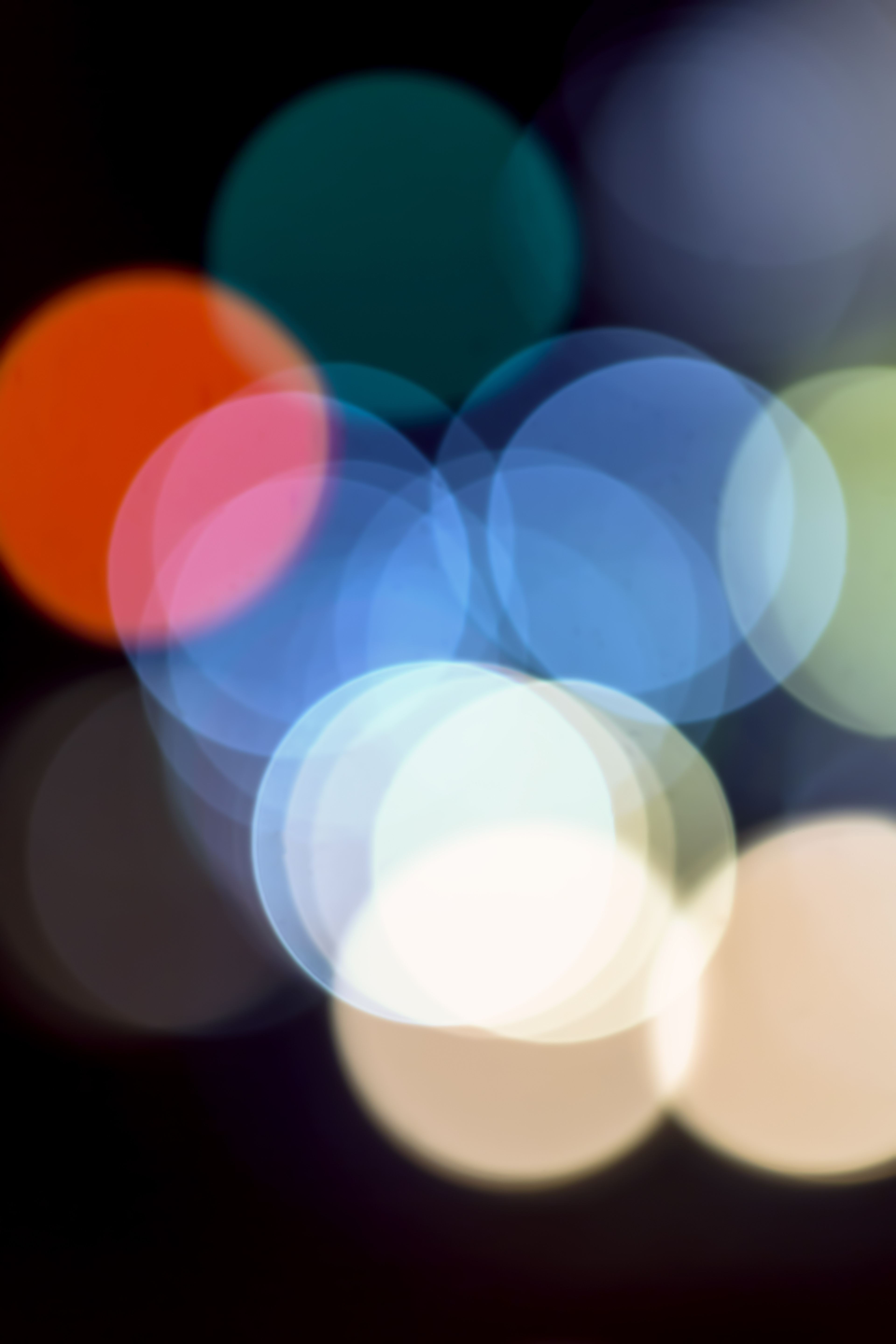 夜のボケた光の写真素材 ぱくたそ