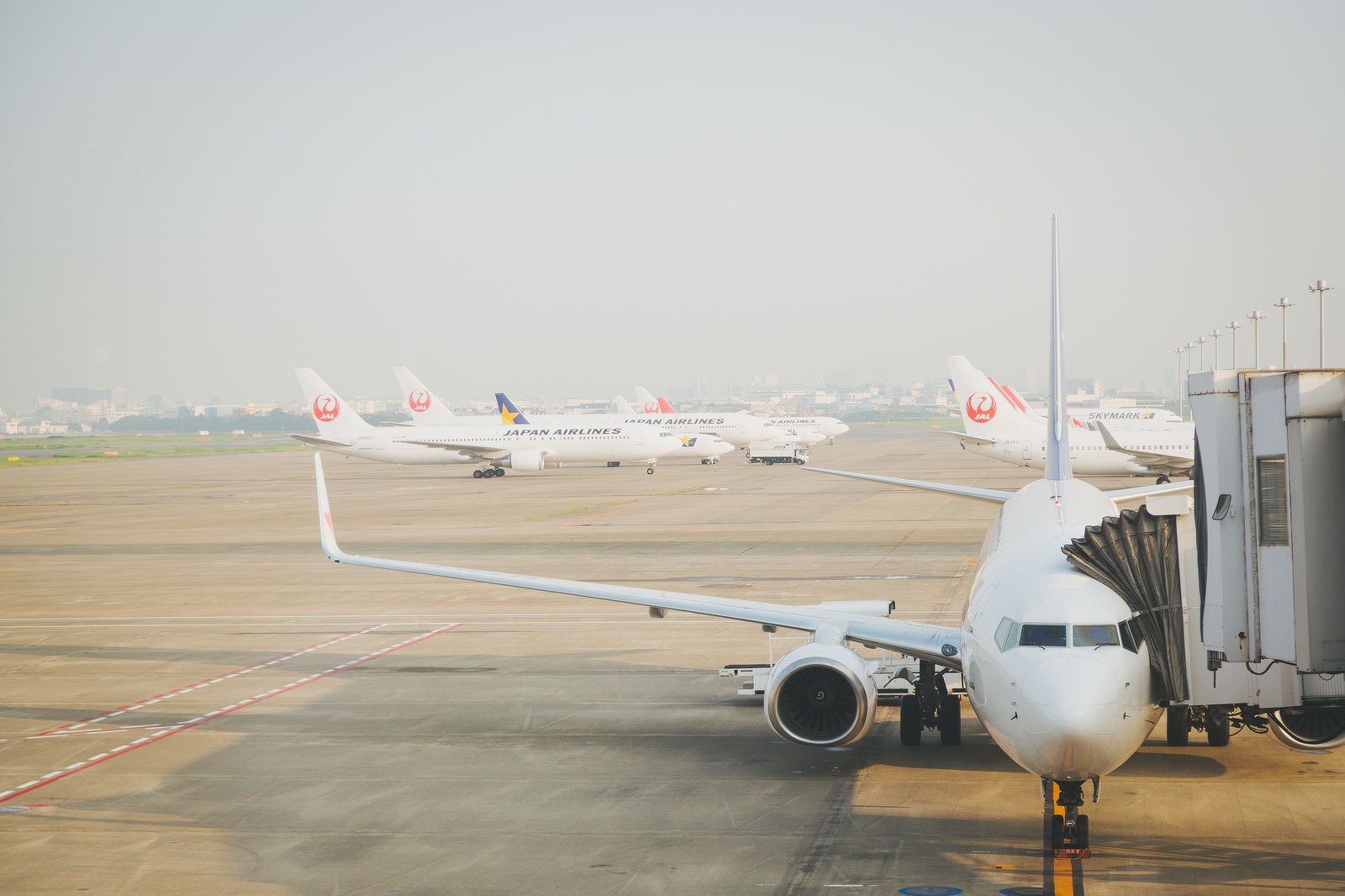 旅客機と空港