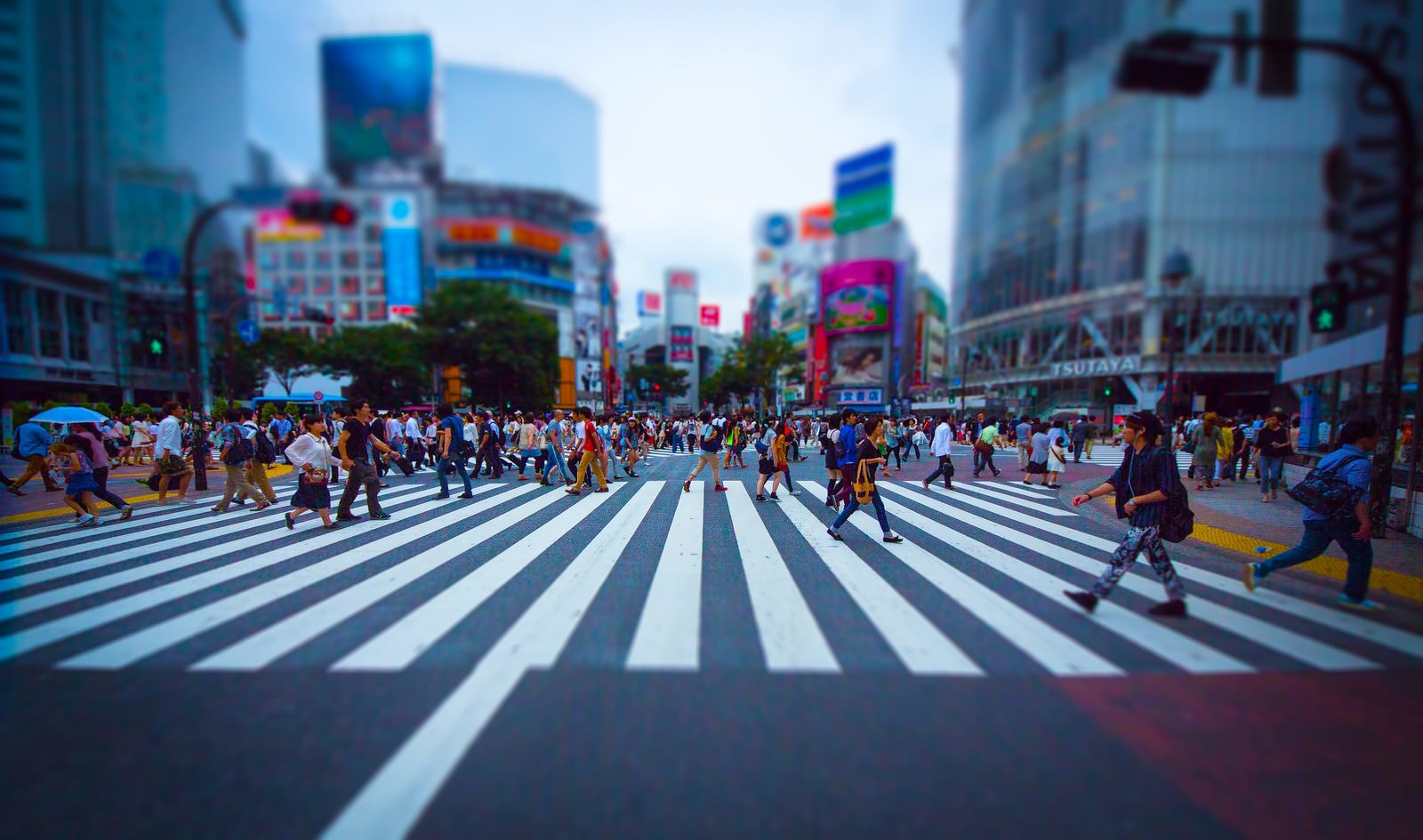 渋谷のスクランブル交差点 チルトシフト のフリー素材 ぱくたそ