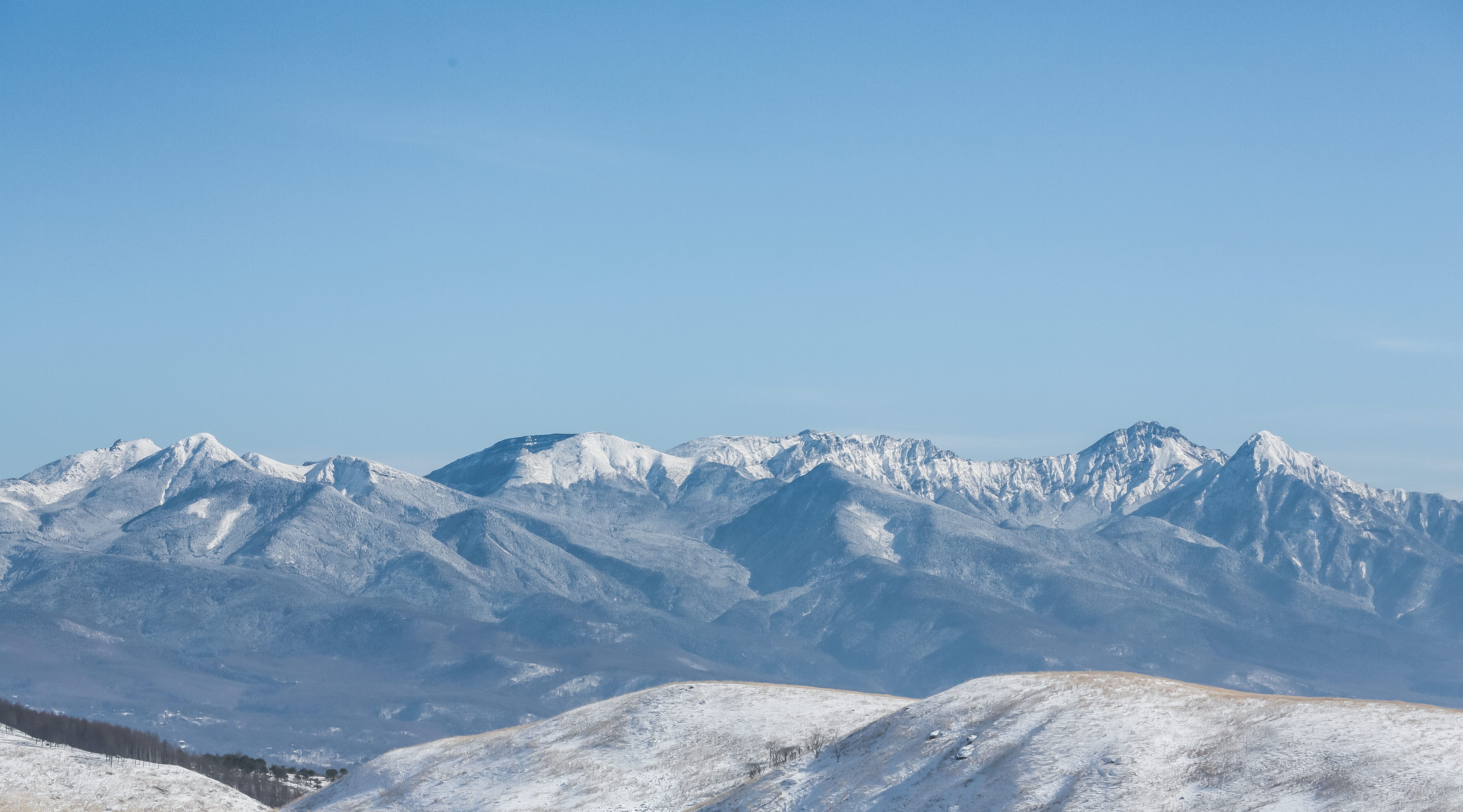 冬の八ヶ岳連峰 天狗岳 の写真素材 ぱくたそ