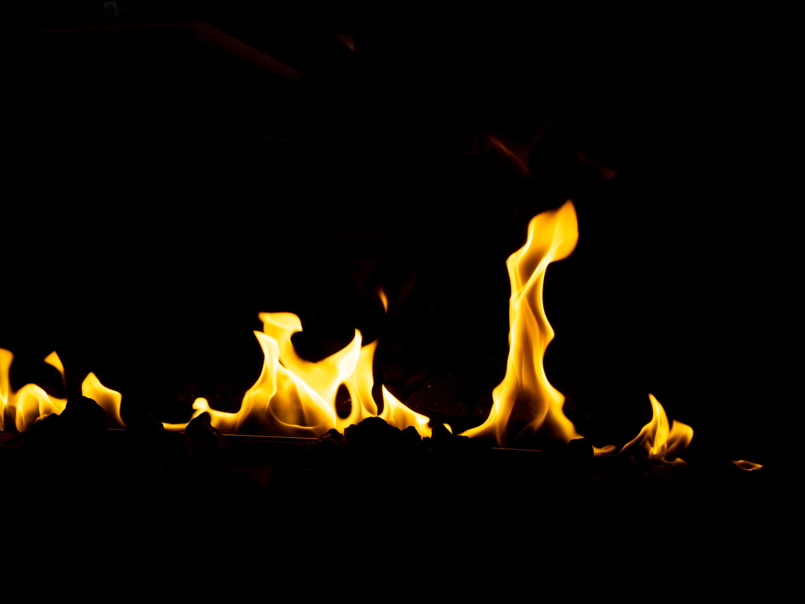 気体の燃焼（火）のフリー素材