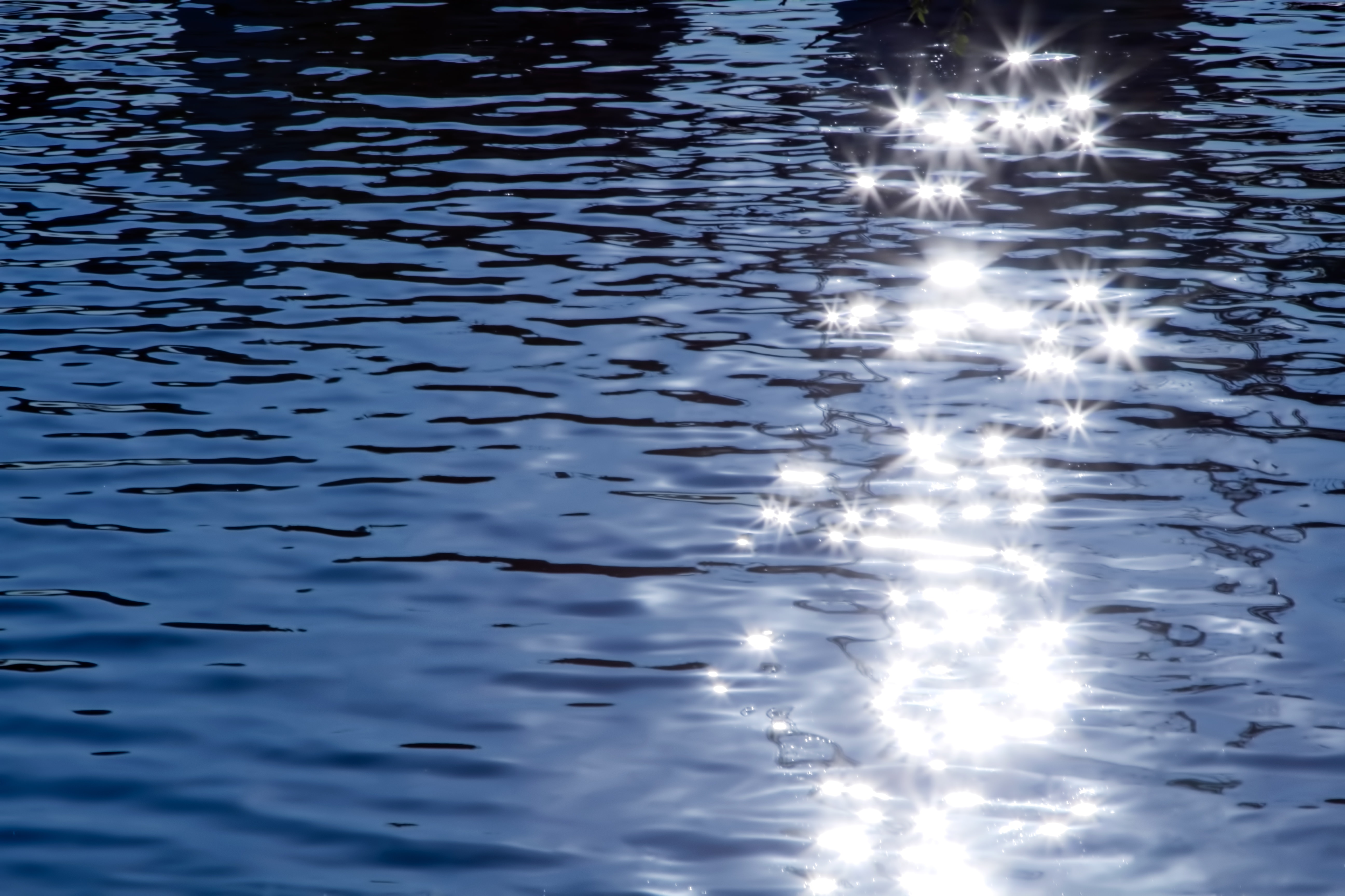 日差しが反射する川の写真素材 ぱくたそ