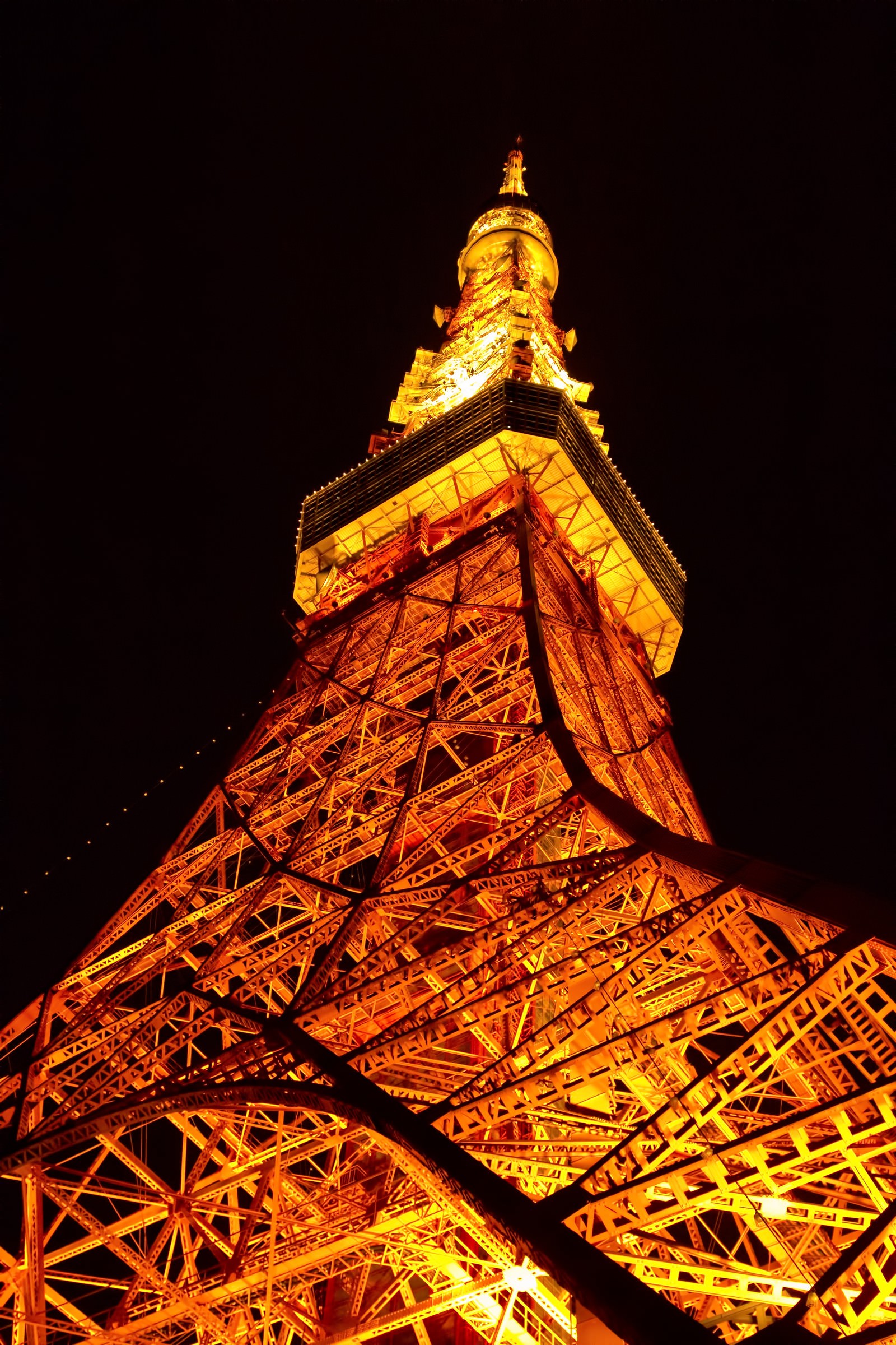 ライトアップされた東京タワーの写真素材 ぱくたそ