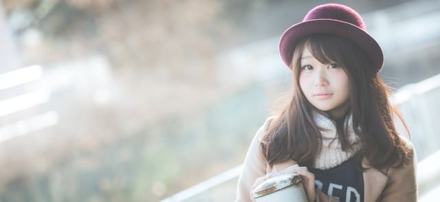 お散歩中に一休み(冬)