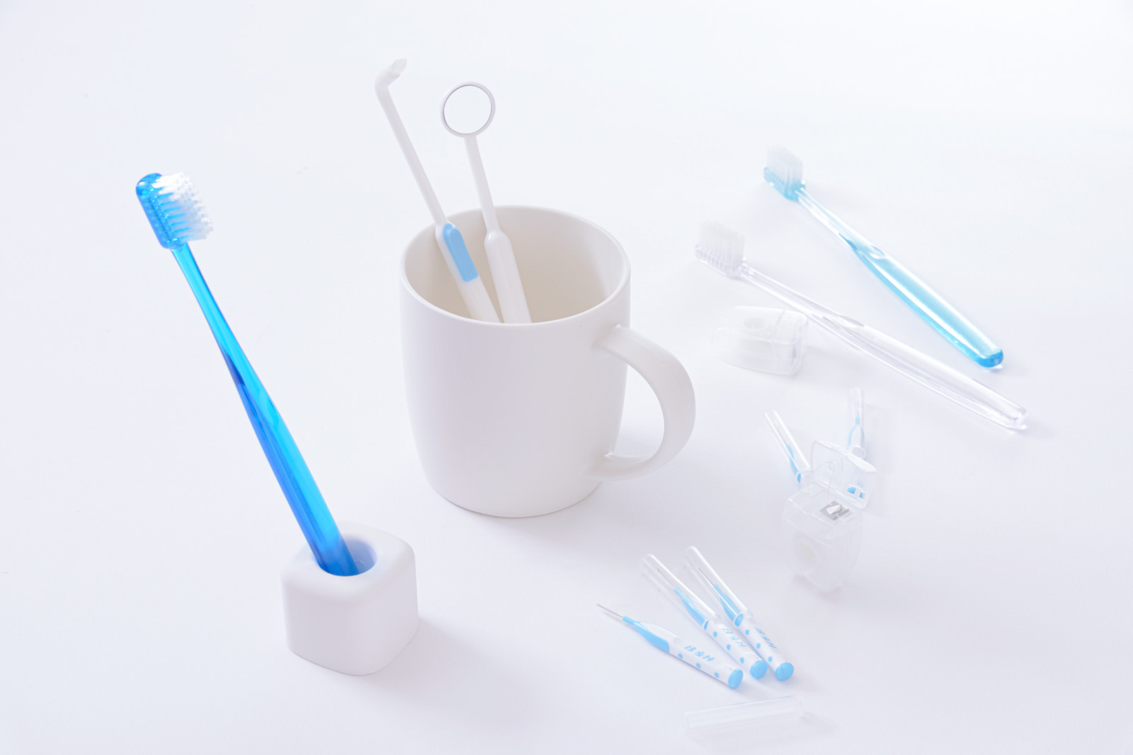「歯ブラシと口腔ケアセット」の写真