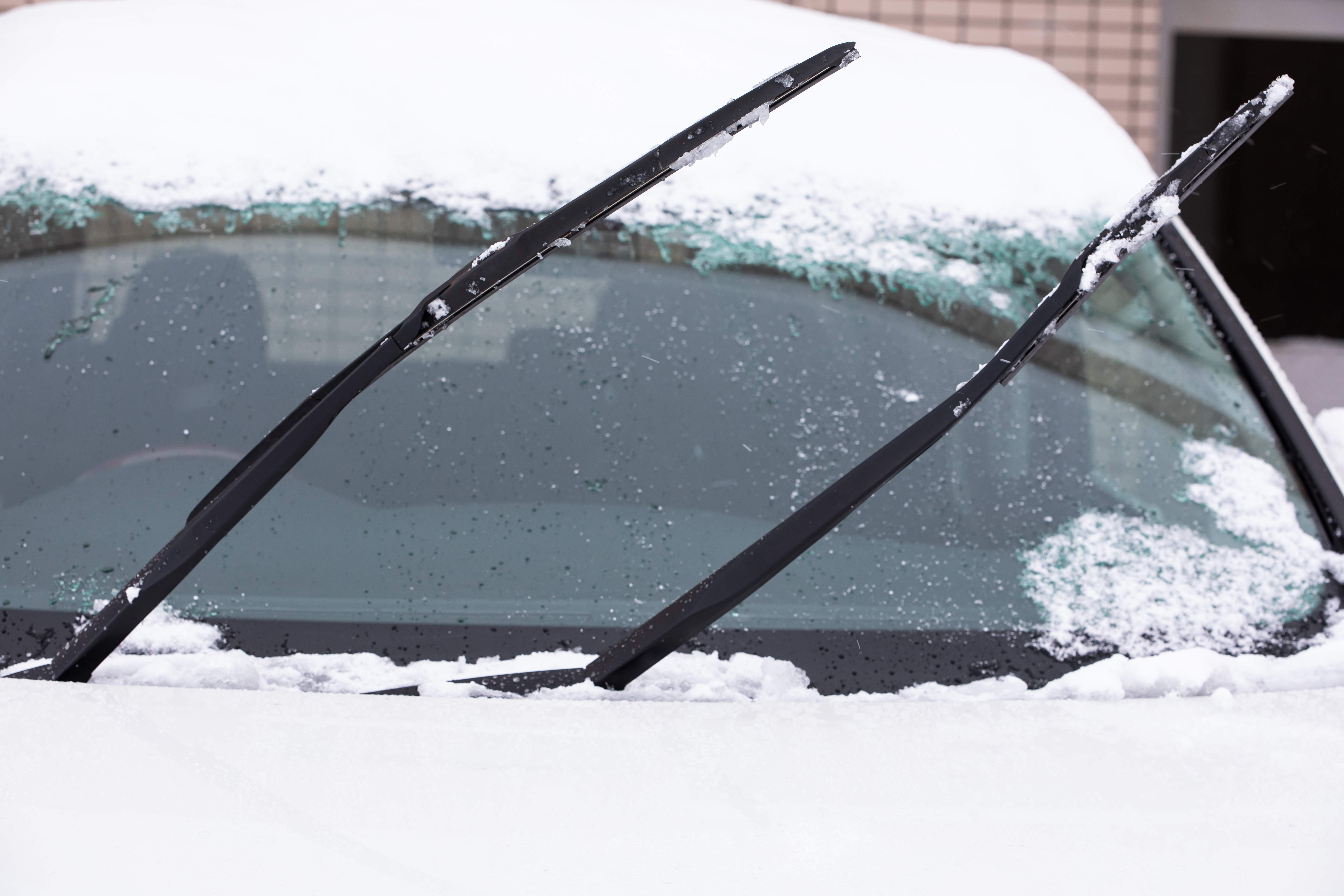 雪の日に車のワイパーを立てる 上げる の無料の写真素材 フリー素材 をダウンロード ぱくたそ