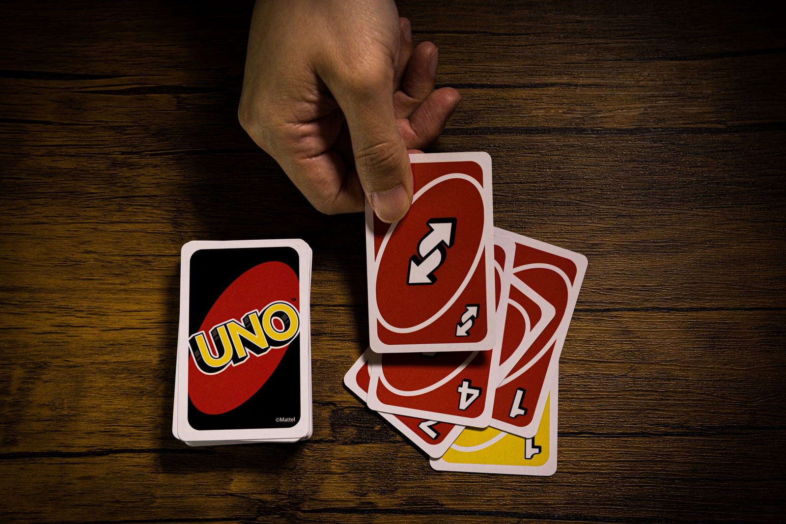 ファッションの UNO スキップカード(赤色) その他