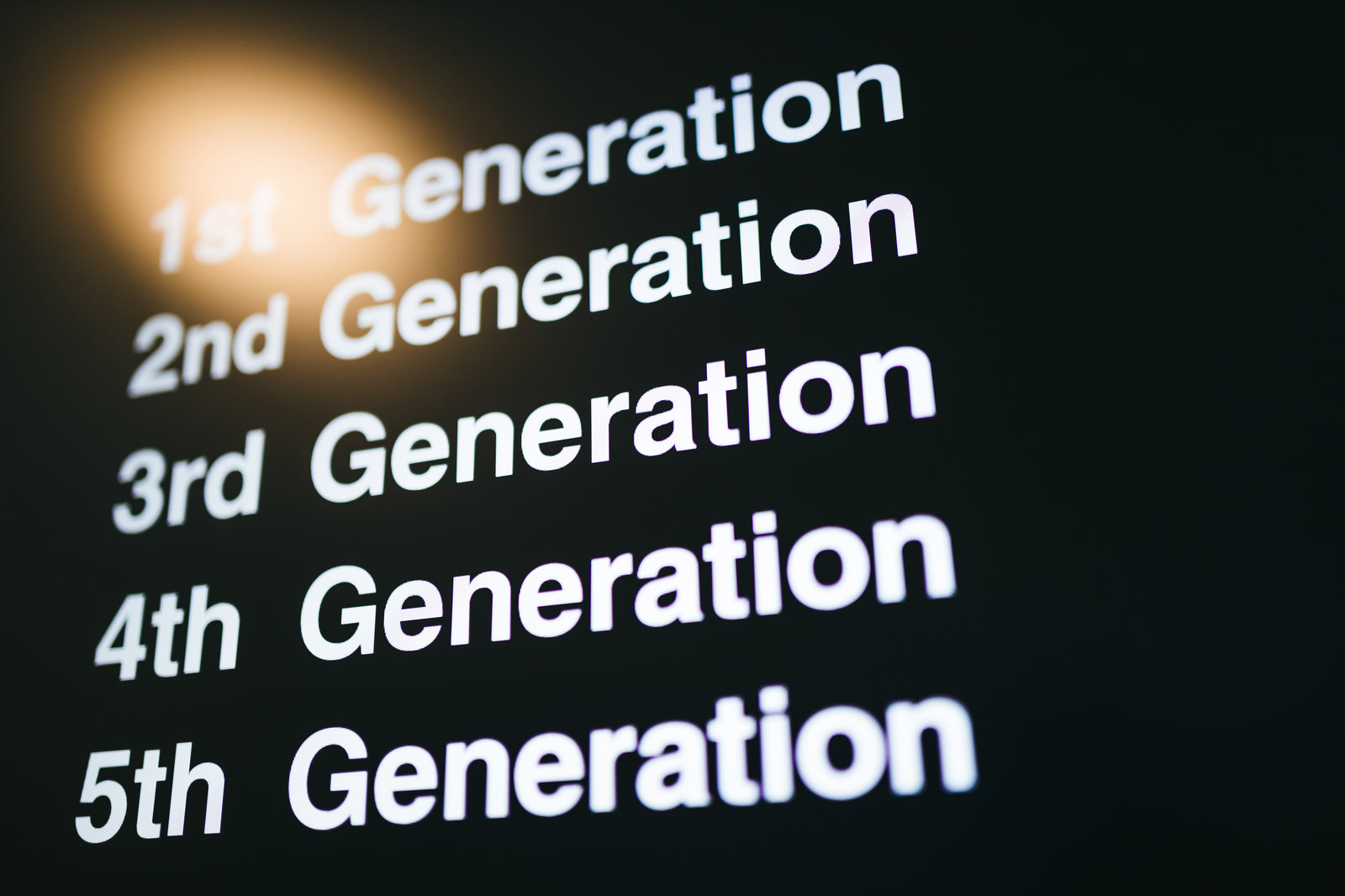 「5G時代の到来(5th Generation)」の写真