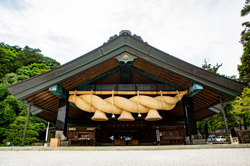 出雲大社の神楽殿の写真素材 ぱくたそ