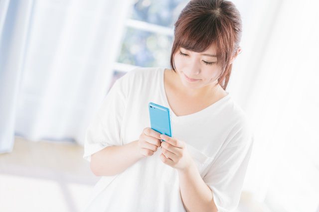 健康診断の結果にご満悦女子
