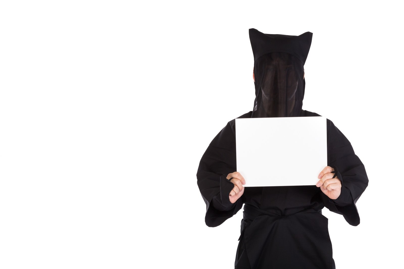 「黒子がご案内申し上げます黒子がご案内申し上げます」［モデル：鈴木秀］のフリー写真素材を拡大