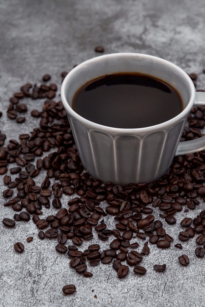 「コーヒー豆で飾る珈琲」の写真