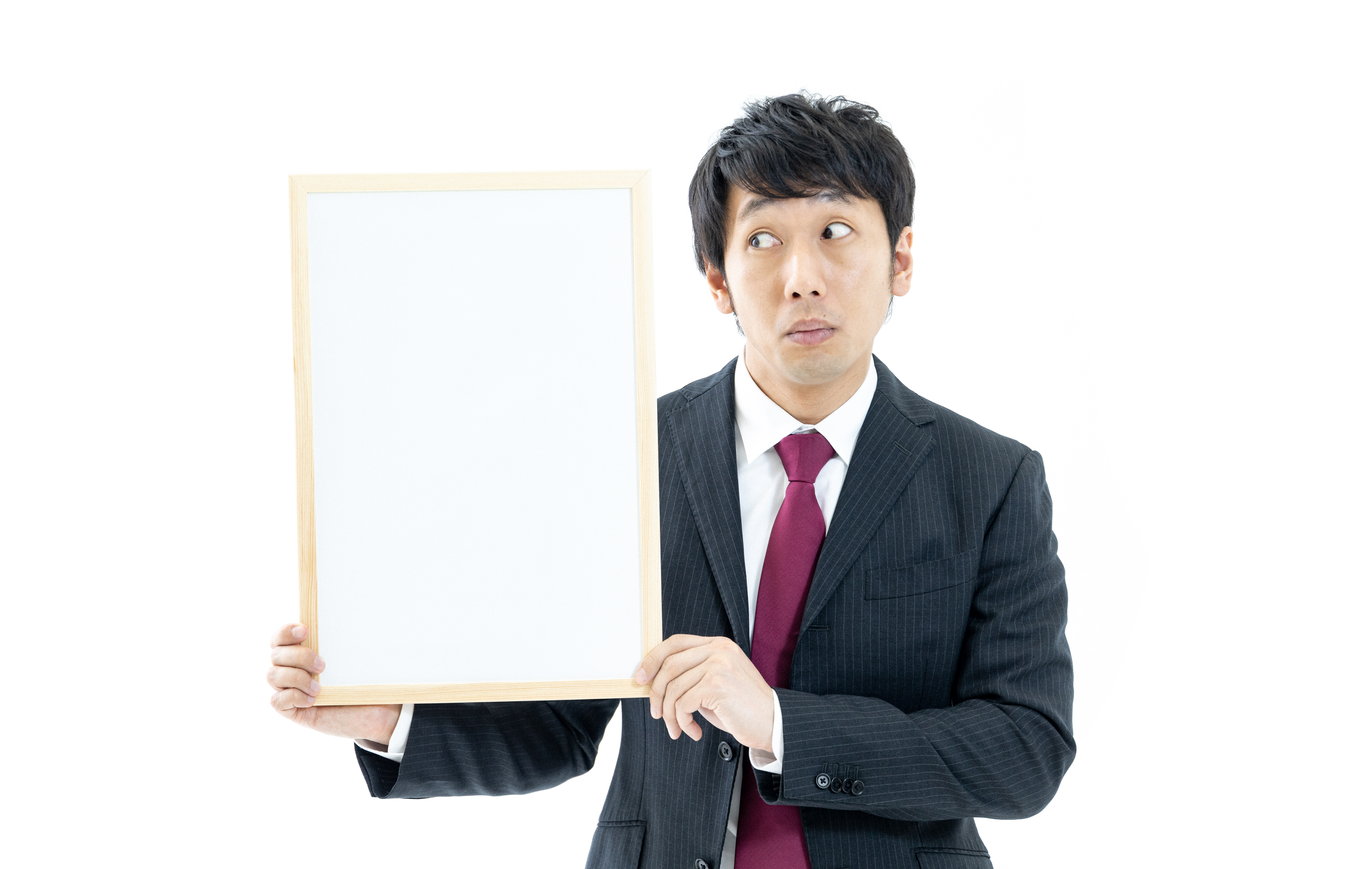 クイズの答えが気になる司会者の写真を無料ダウンロード フリー素材 ぱくたそ