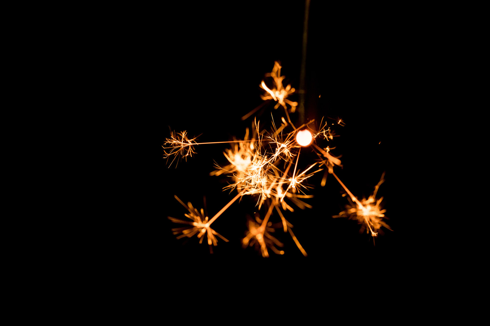 「線香花火の儚い火花 | フリー素材のぱくたそ」の写真