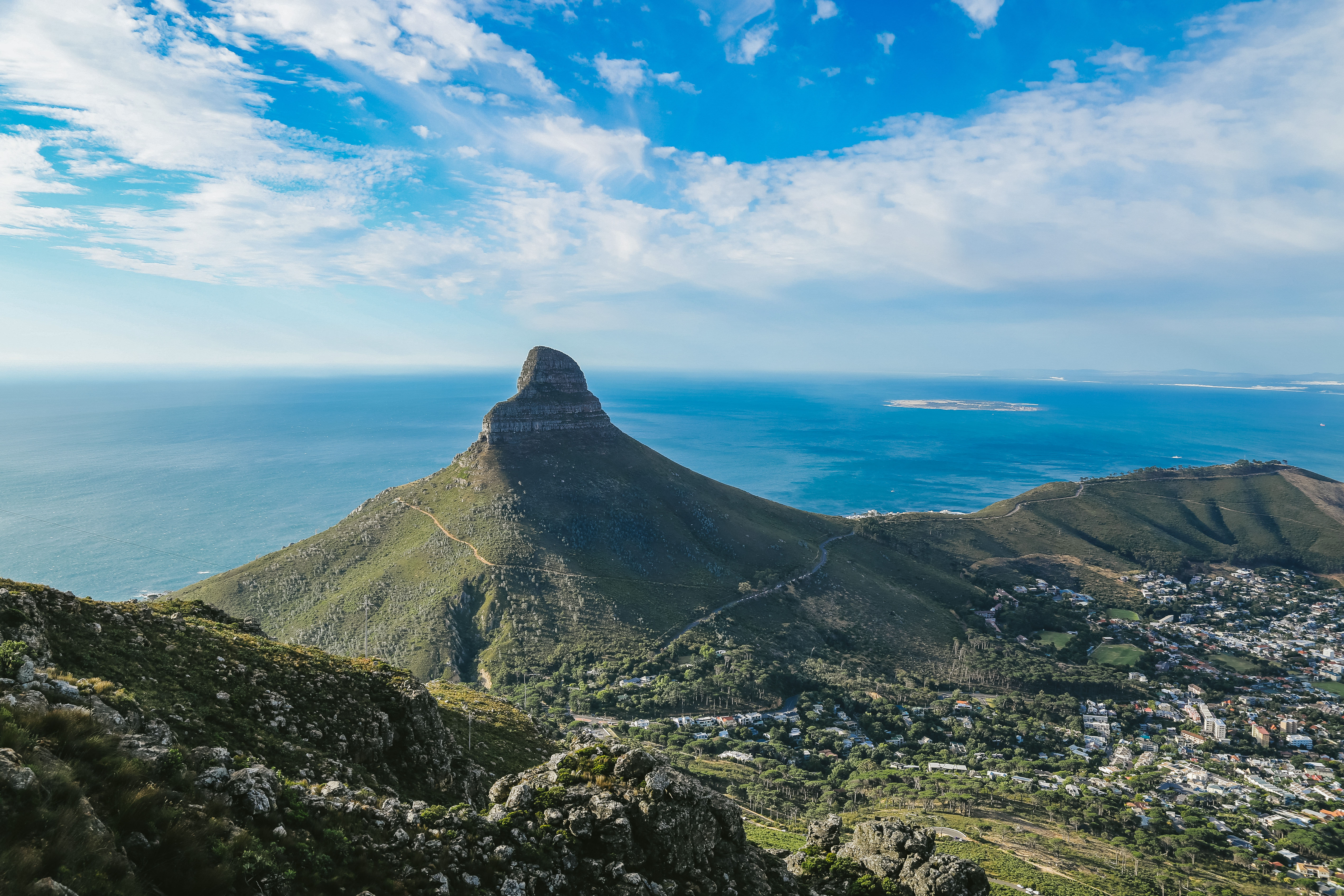 ライオンズヘッド ケープタウン の写真素材 ぱくたそ