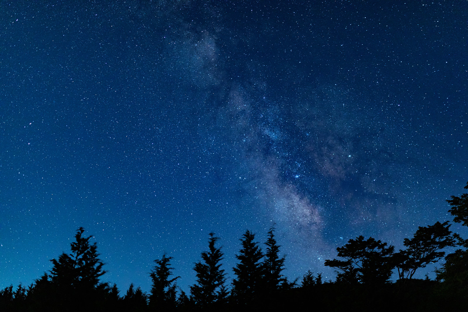 「山奥から見える星雲」の写真