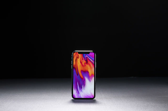 iPhone X の画面表示領域