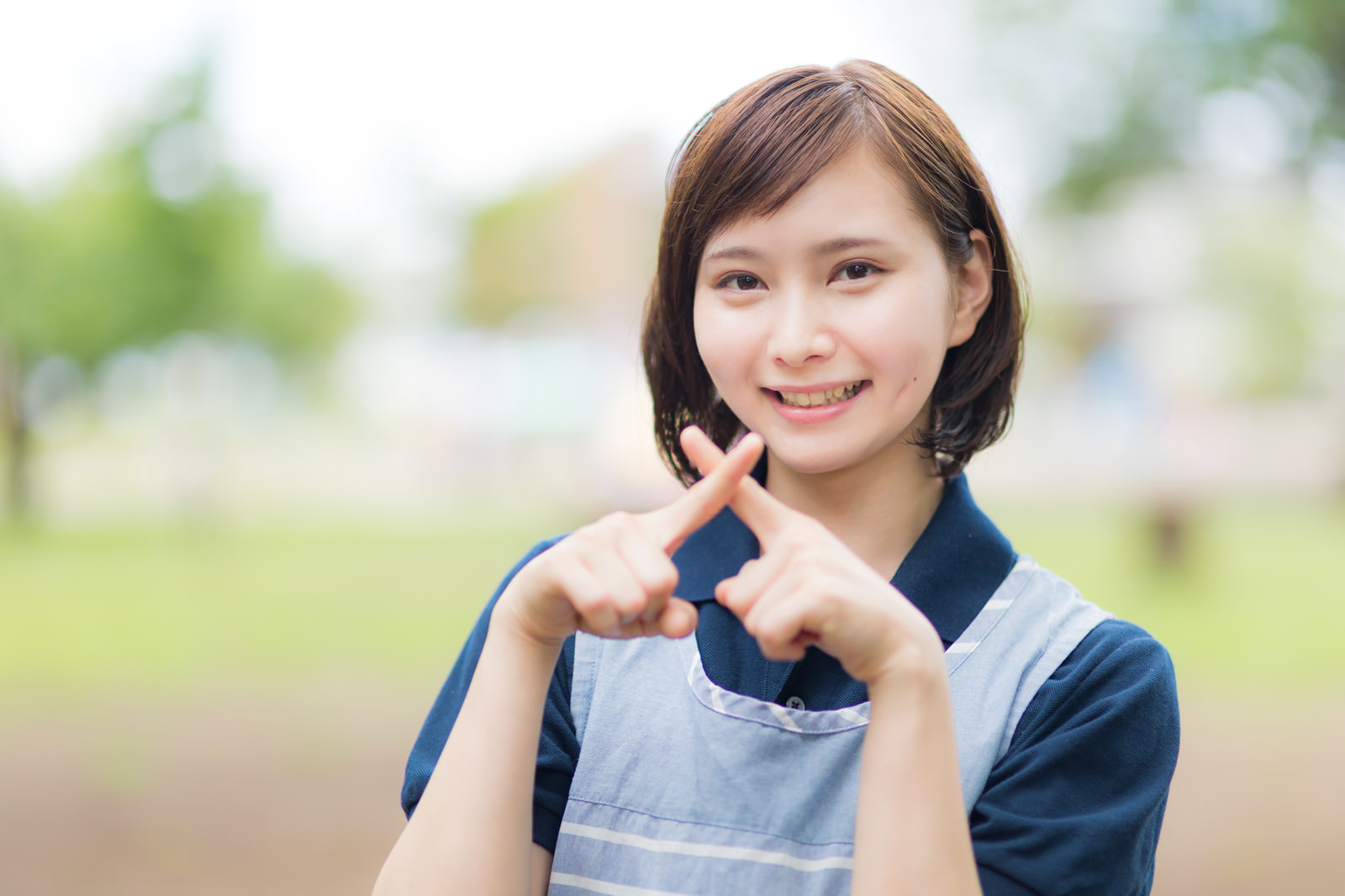 「ごめんなさい、それはダメですよ。」の写真［モデル：yumiko］