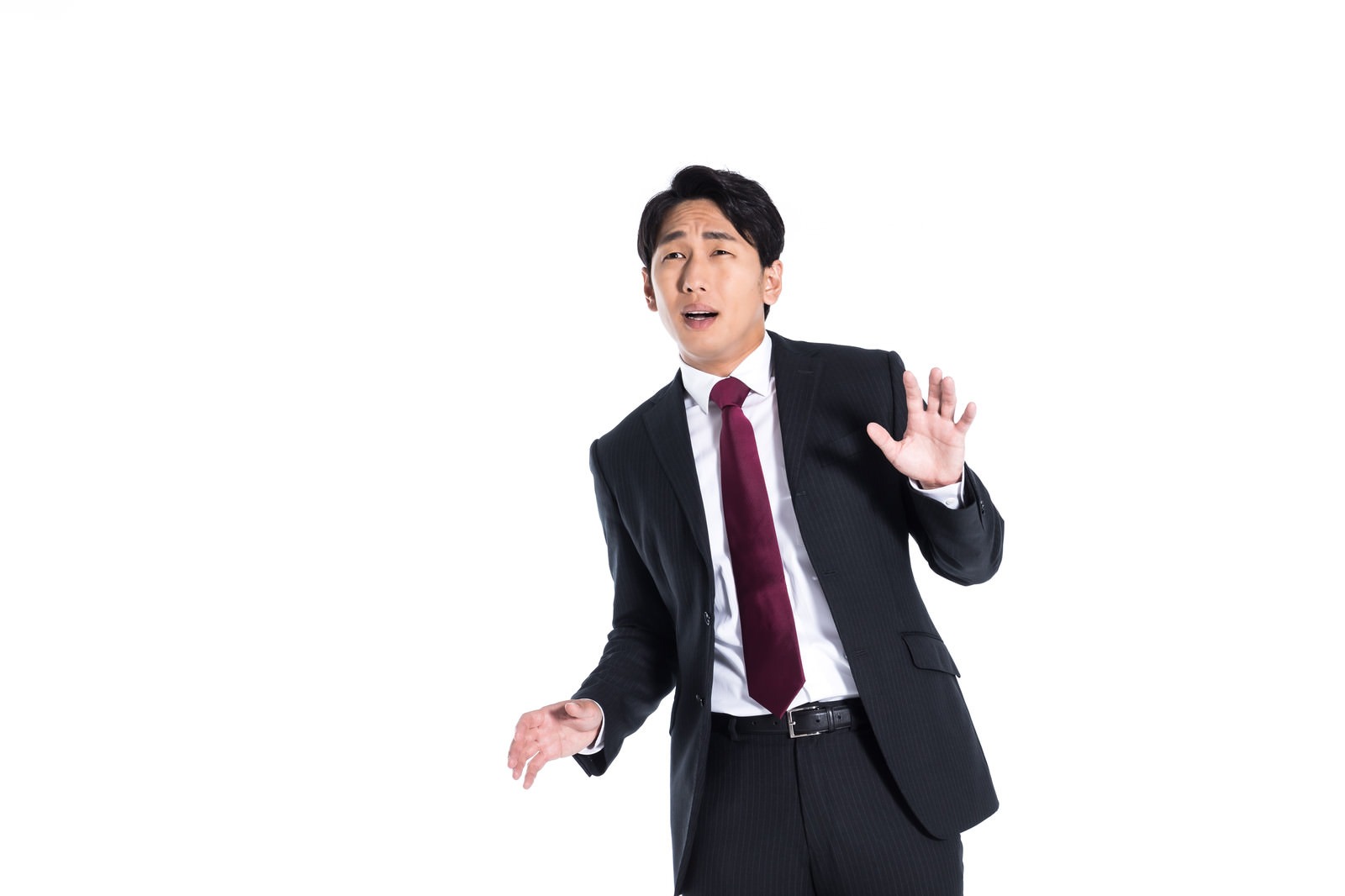 問題に対応できずオロオロする会社員の無料写真素材 - ID.30463｜ぱくたそ