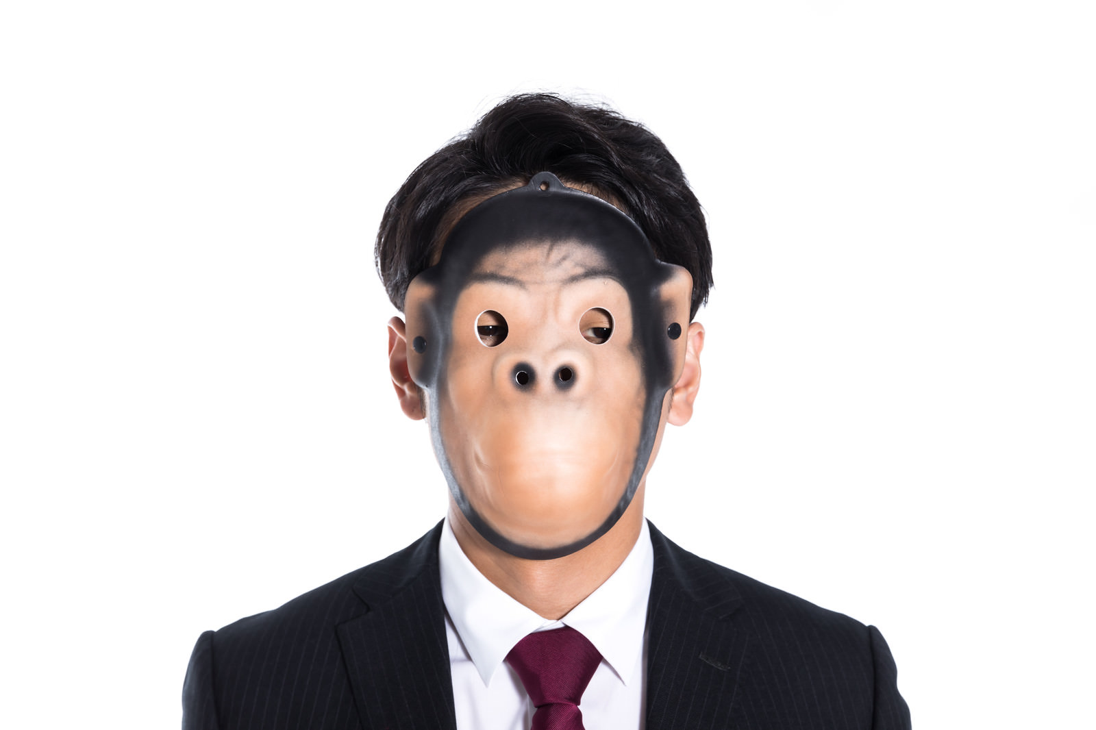 「正体不明の匿名ユーザー | フリー素材のぱくたそ」の写真［モデル：大川竜弥］