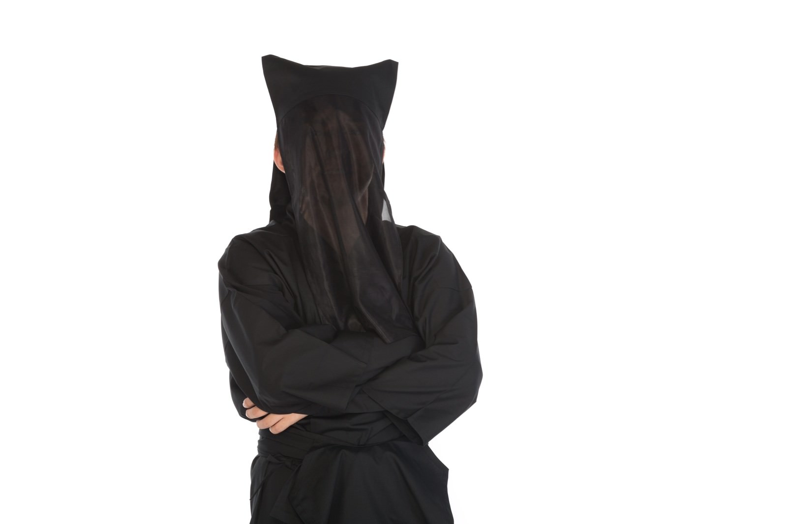「なかなか考えがまとまらない黒子さんなかなか考えがまとまらない黒子さん」［モデル：黒子］のフリー写真素材を拡大