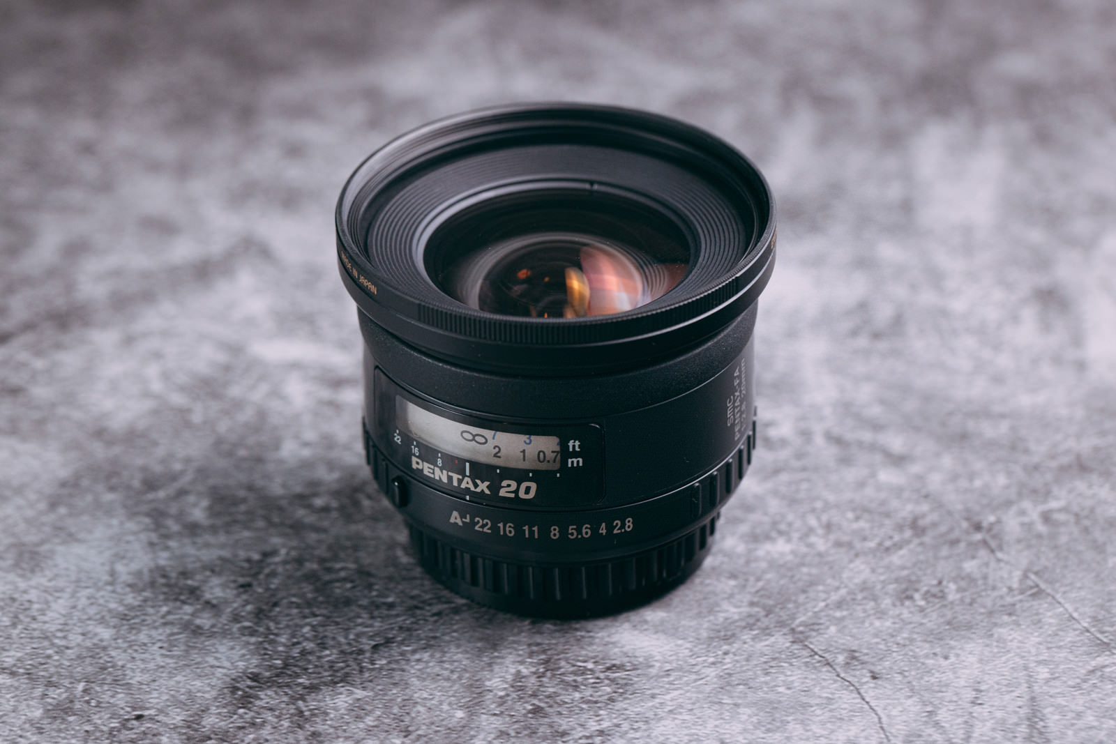 ペンタックスFA 20mm