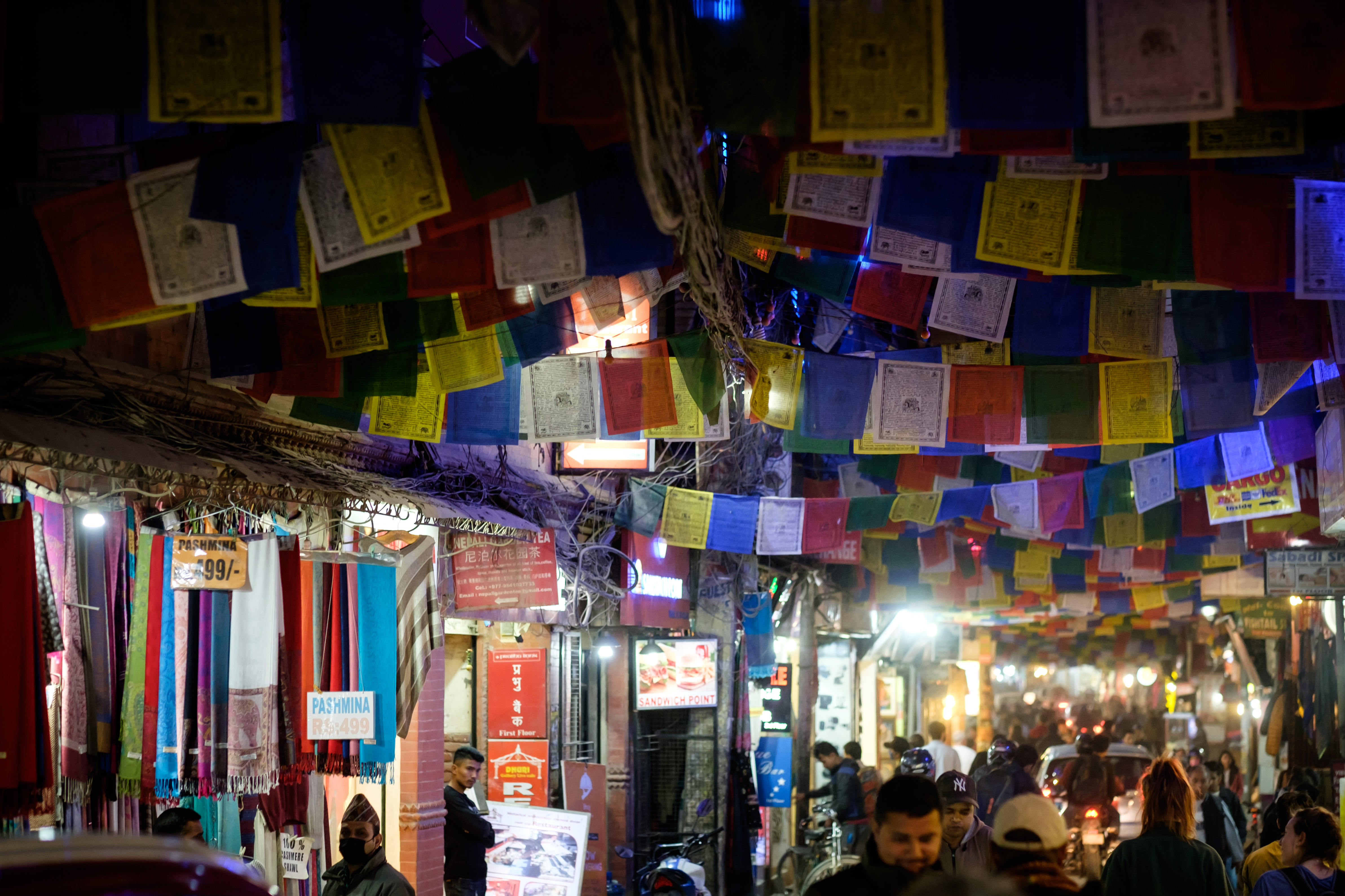 ネパールのカトマンズ タメル地区 の写真素材 ぱくたそ