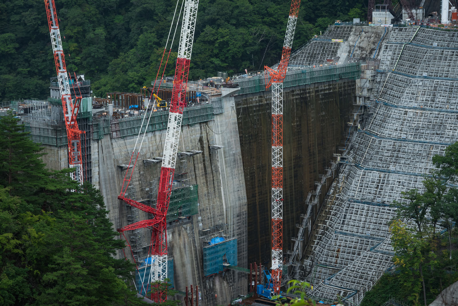 八ッ場ダムの建設現場の写真素材 ぱくたそ