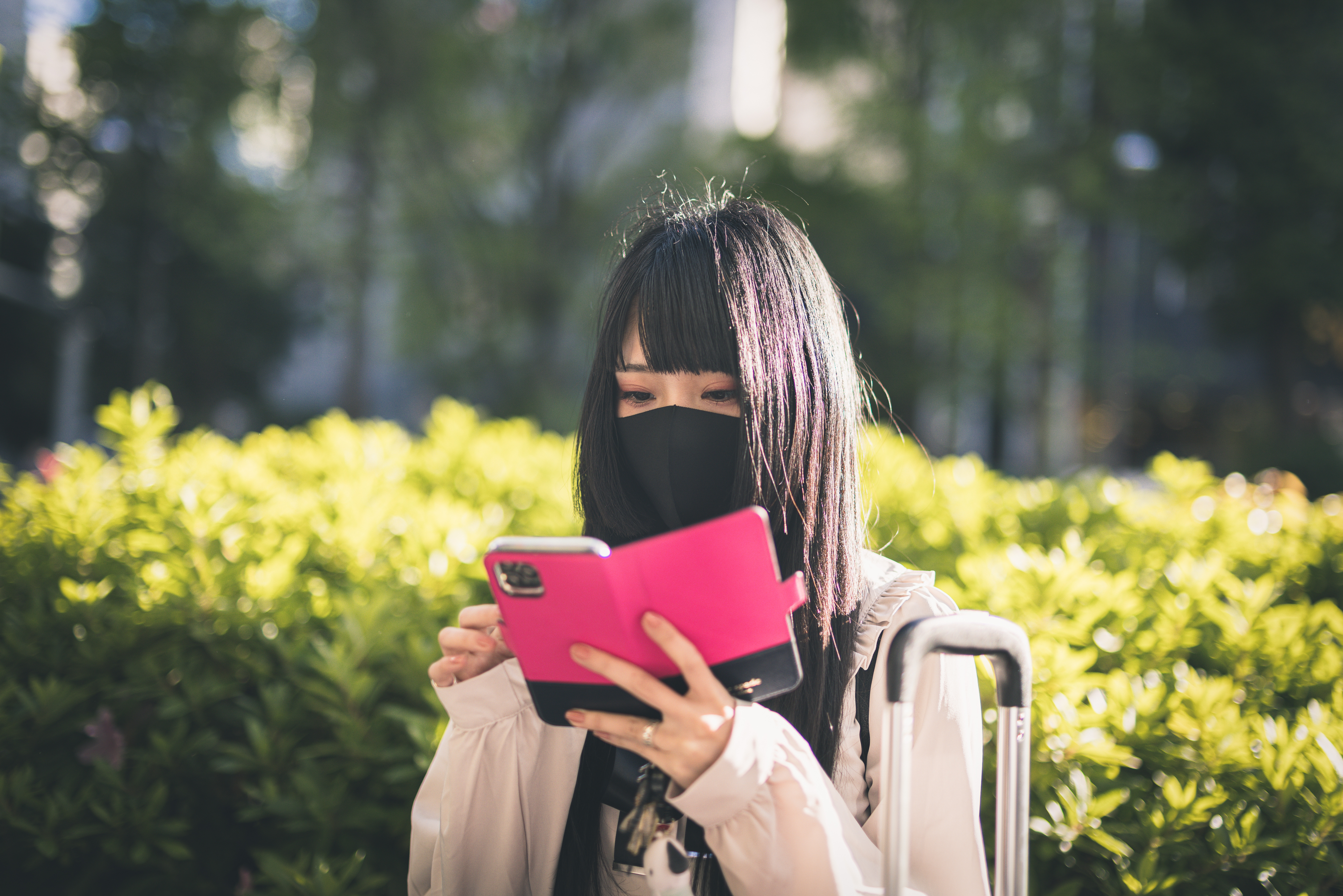 担当の既読がつかなくて病みそう女子の写真素材 ぱくたそ